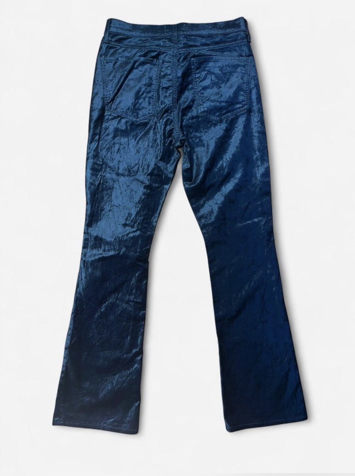 Agolde AGOLDE Nico High Rise Velvet Bootcut Pants Teal Size 27 Size 27" / US 4 / IT 40 - 2 Thumbnail