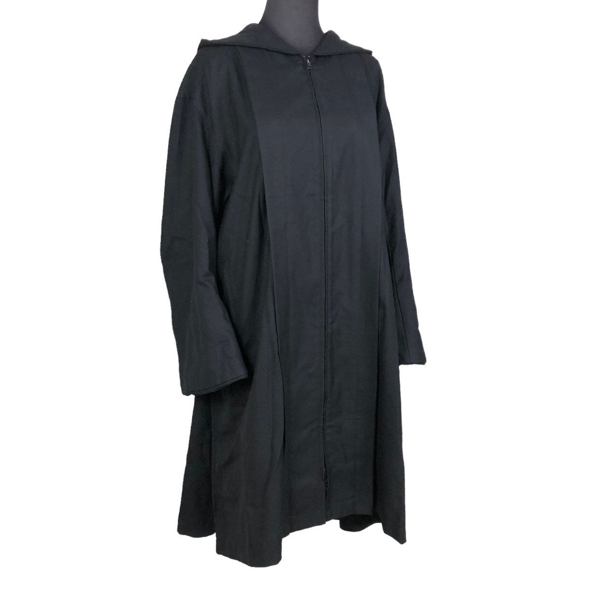 Yohji Yamamoto Vintage Yohji Yamamoto Femme 2005SS Hooded Wool Overcoat Size S / US 4 / IT 40 - 4 Thumbnail