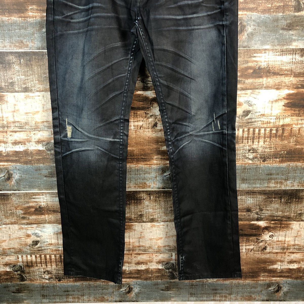 Japanese Brand DLL Osaka Big Train Blue Denim Pants #C095 Size US 38 / EU 54 - 3 Thumbnail