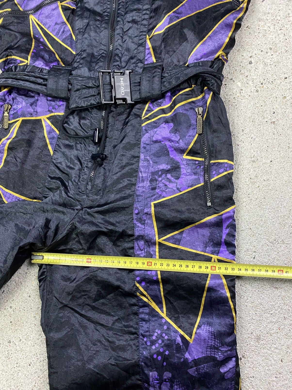 Vintage Head jumpsuit ski suit star of the hill vintage skiing retro Size 27" / US 4 / IT 40 - 21 Thumbnail