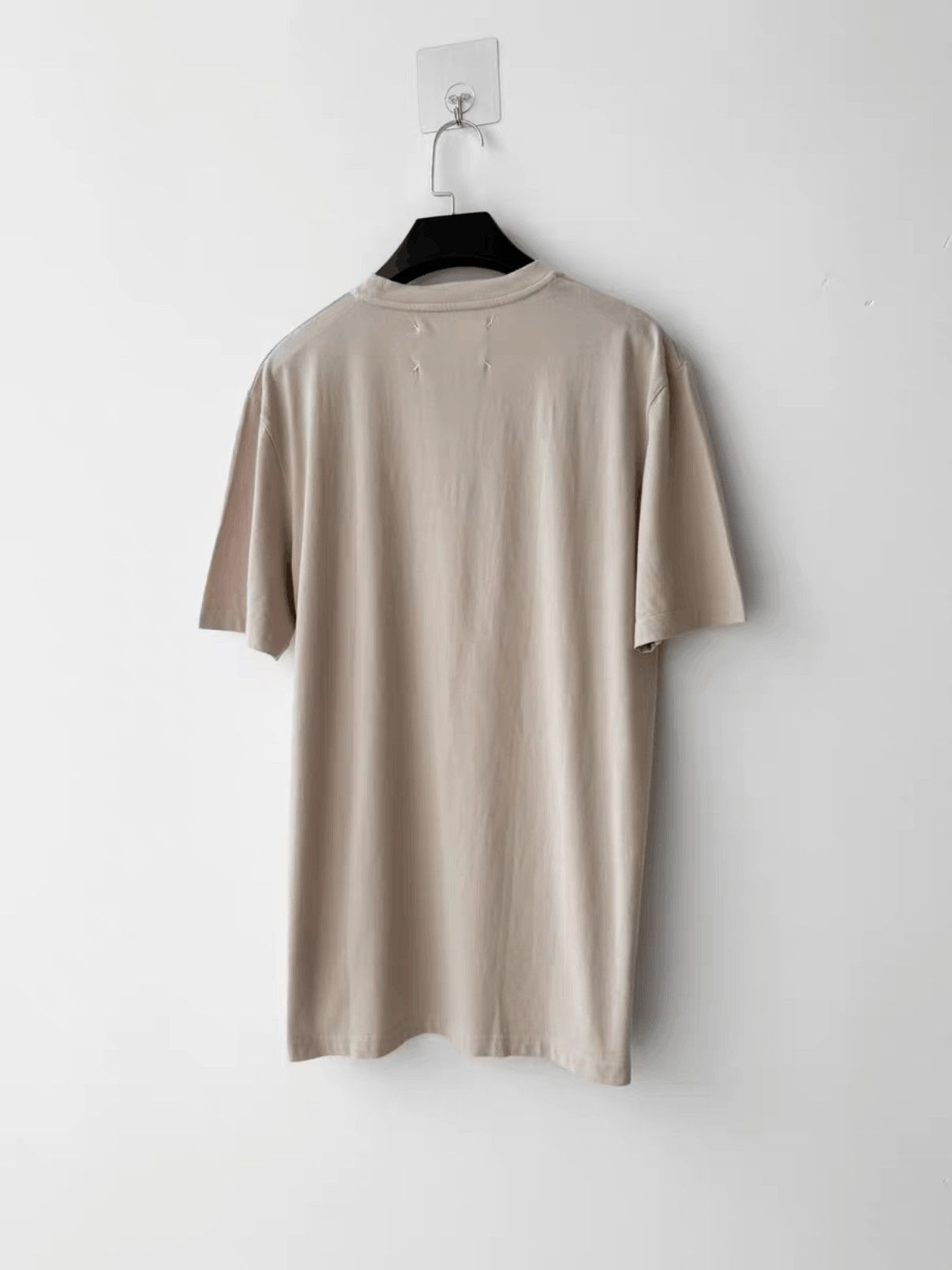 Sz 46 Maison Margiela 18SS Basic off white Tee mojos21561025