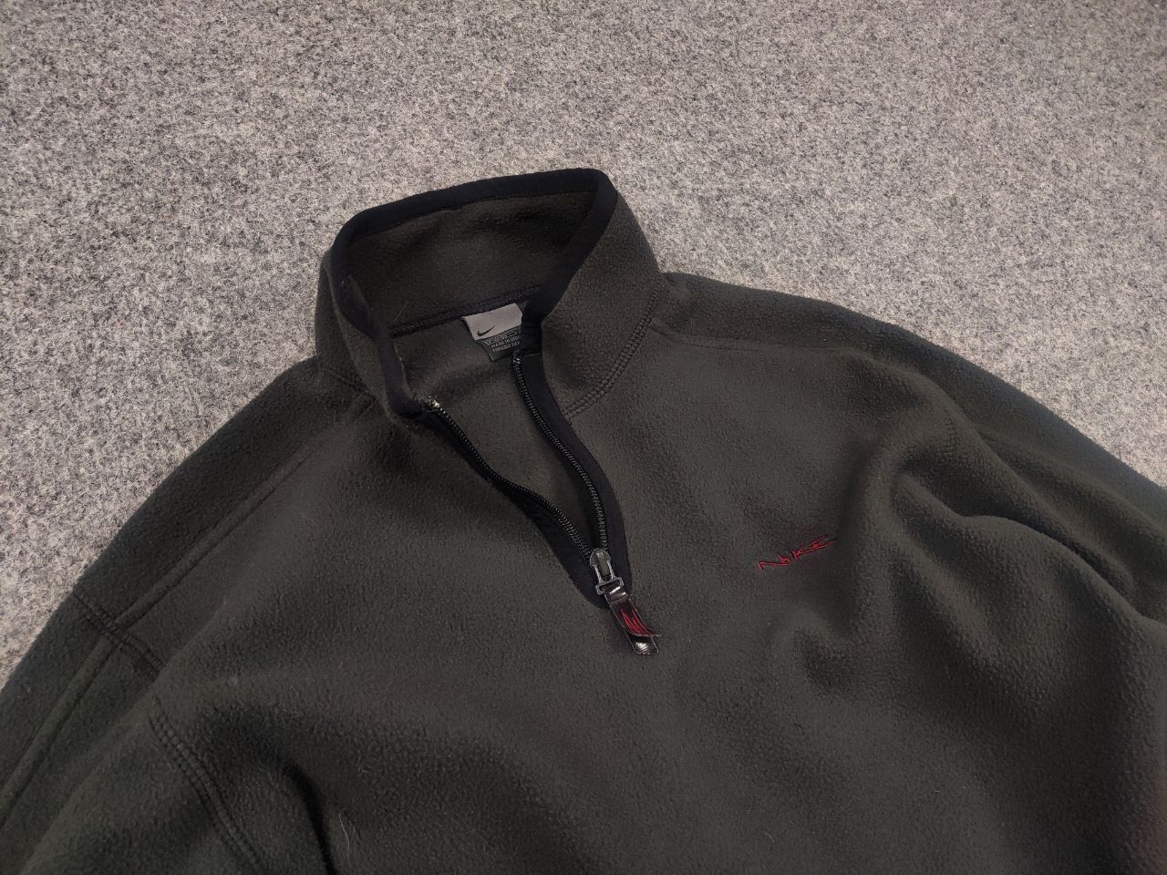 Nike Vintage Nike ninja Spell Out Logo 1/4 Zip Fleece Pullover Size US S / EU 44-46 / 1 - 8 Thumbnail