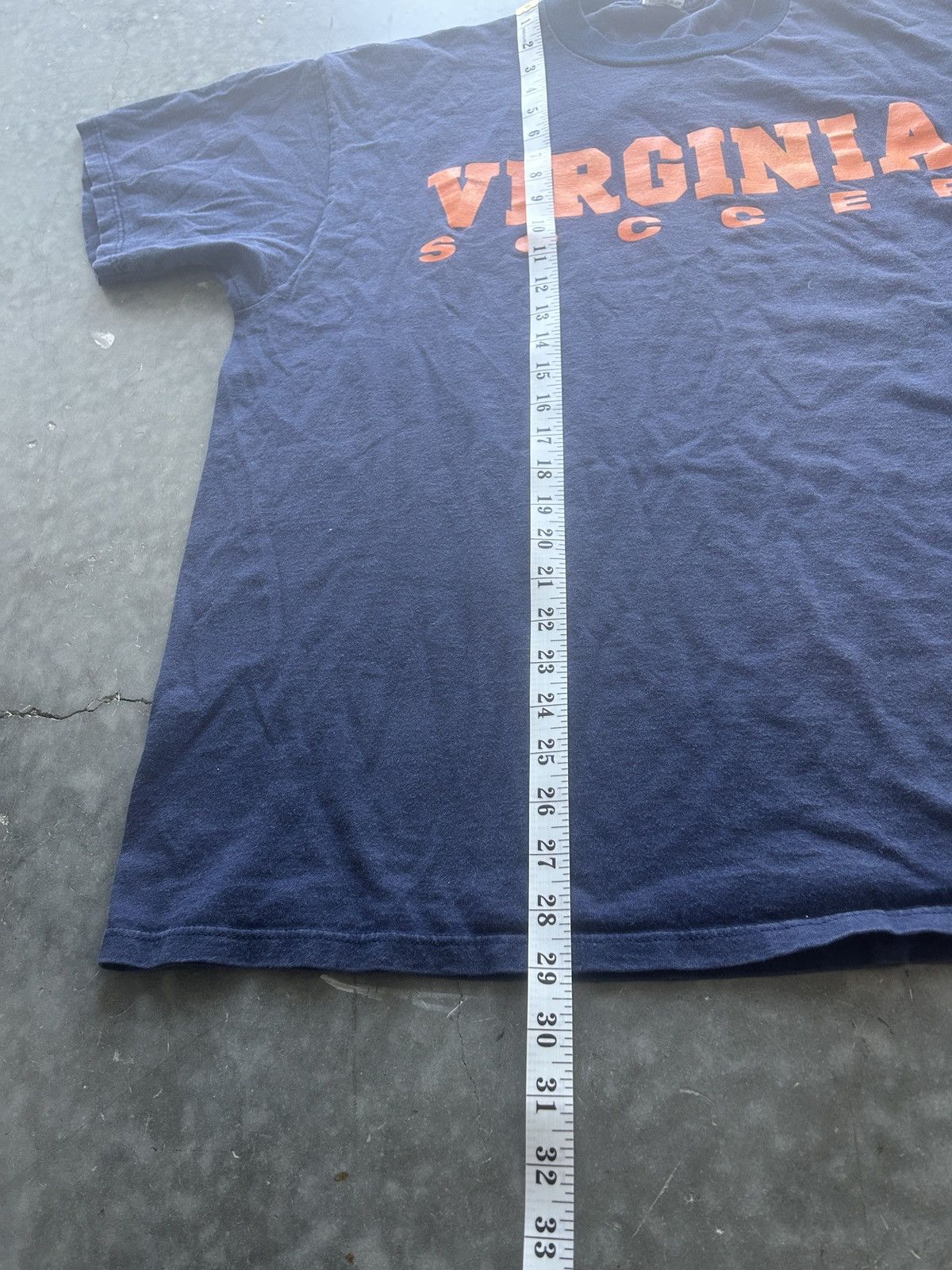 Adidas × Vintage Vintage 90s Adidas University of Virginia Soccer Tee Size US XL / EU 56 / 4 - 8 Thumbnail