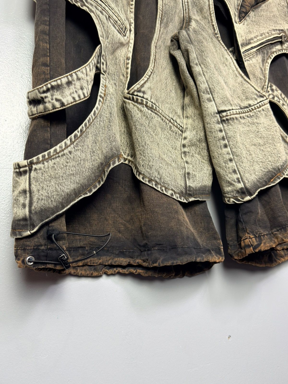 Other StArt Exceed End Cut-out Denim Shorts Size US 32 / EU 48 - 6 Thumbnail