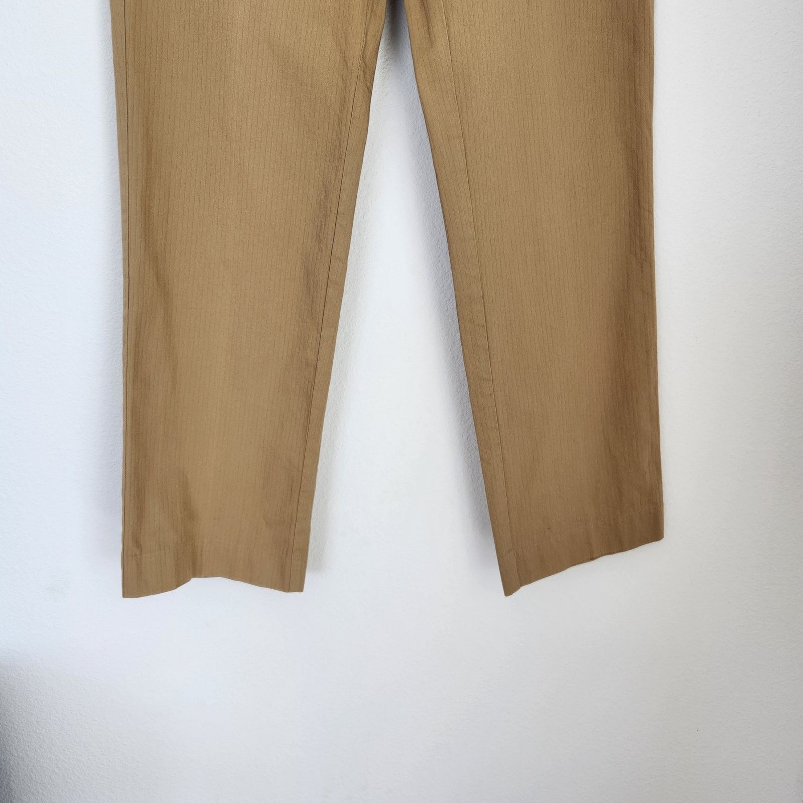 C.P. Company VintageTan High Rise Pinstripe Straight Leg Pants Italy 2 Size 26" / US 2 / IT 38 - 6 Thumbnail