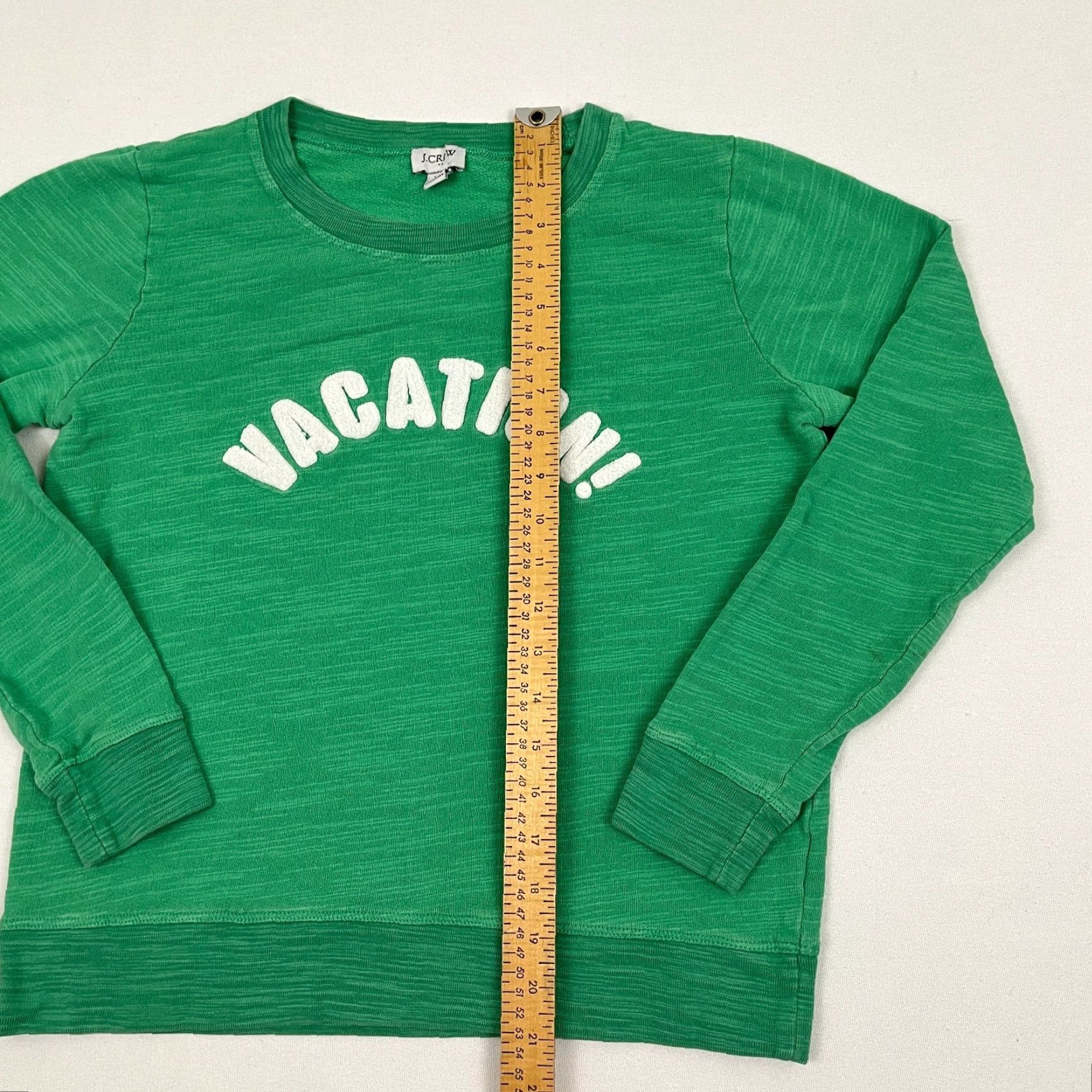 J.Crew J Crew Sweater Women XS Green Vacation Graphic Cruise Resort Sweatshirt Pullover Size XS / US 0-2 / IT 36-38 - 4 Thumbnail