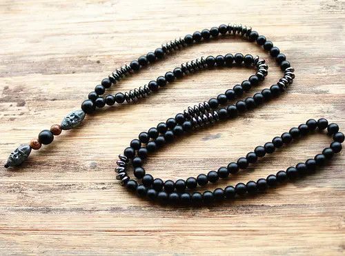 Jewelry Hematite Carving Bead Necklace🔥🔥🔥 Size ONE SIZE - 3 Thumbnail