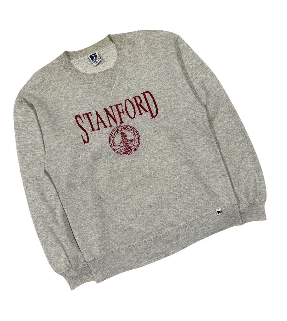 Russell Athletic × Vintage Vtg🔥90’s Stanford Junior University Pullover Sweatshirt Size US M / EU 48-50 / 2 - 5 Thumbnail