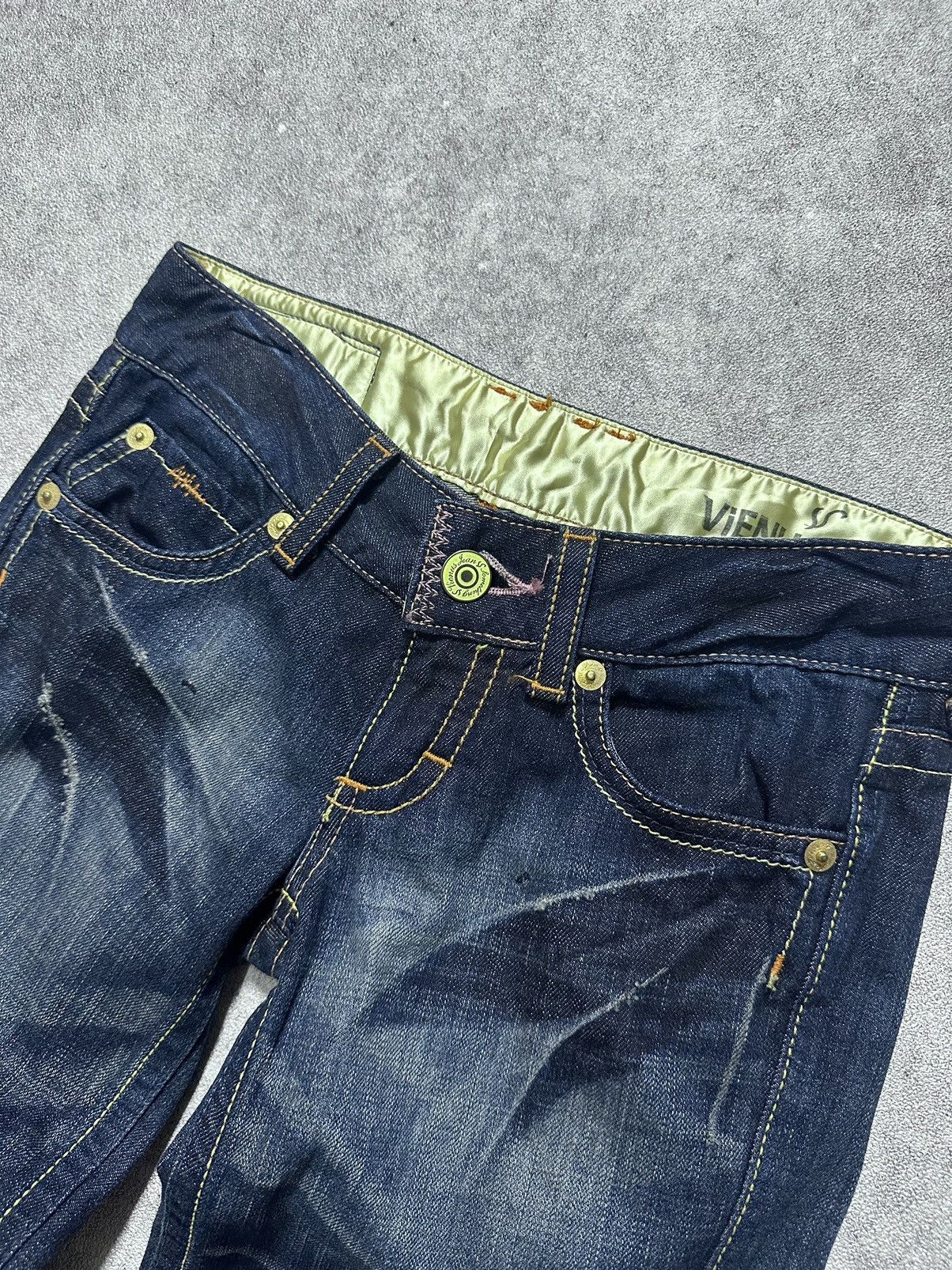 Japanese Brand Something By Edwin Flared Jeans Size US 28 / EU 44 - 7 Thumbnail