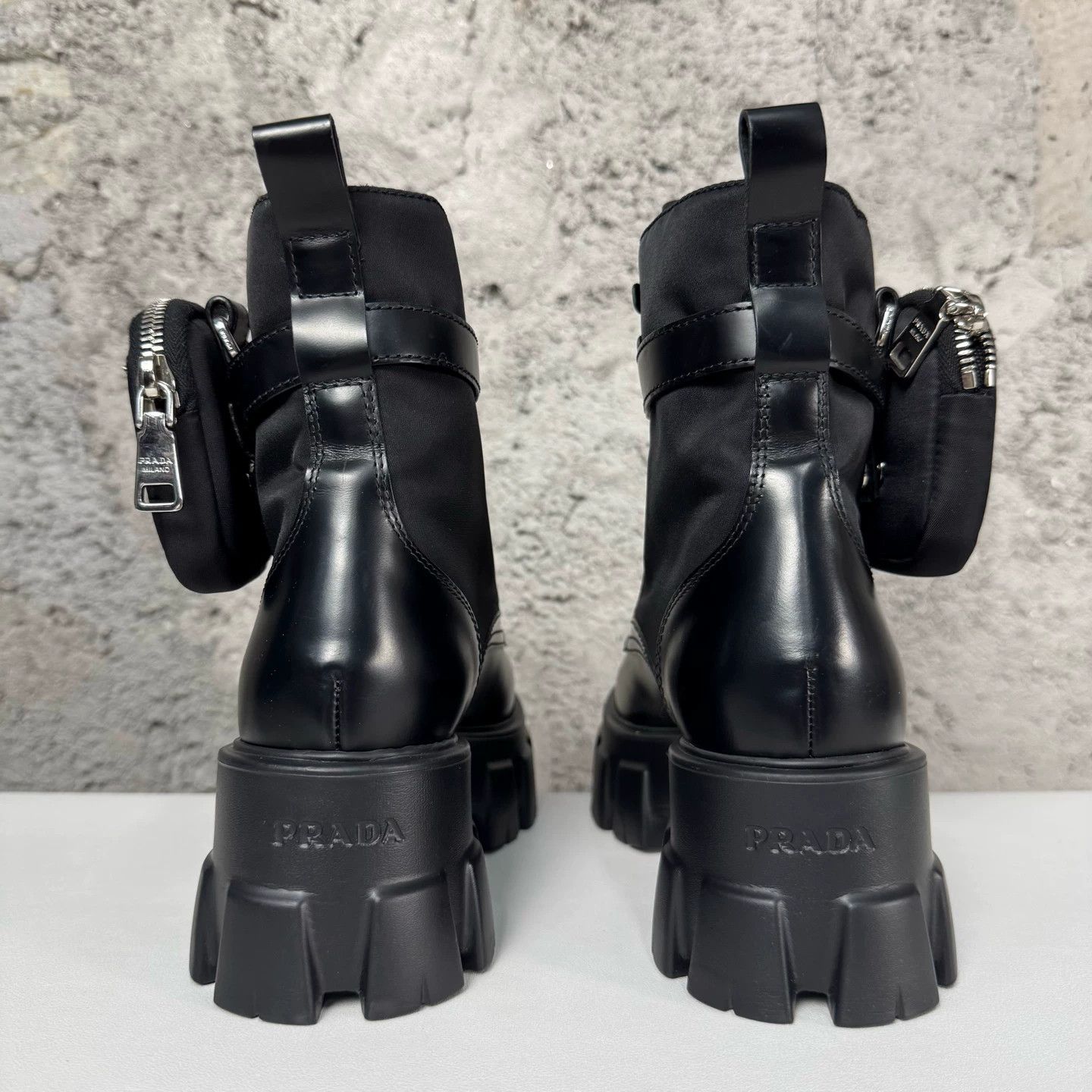Prada Prada Triangle Bag Boot 37 99 New Size US 6.5 / IT 36.5 - 4 Thumbnail