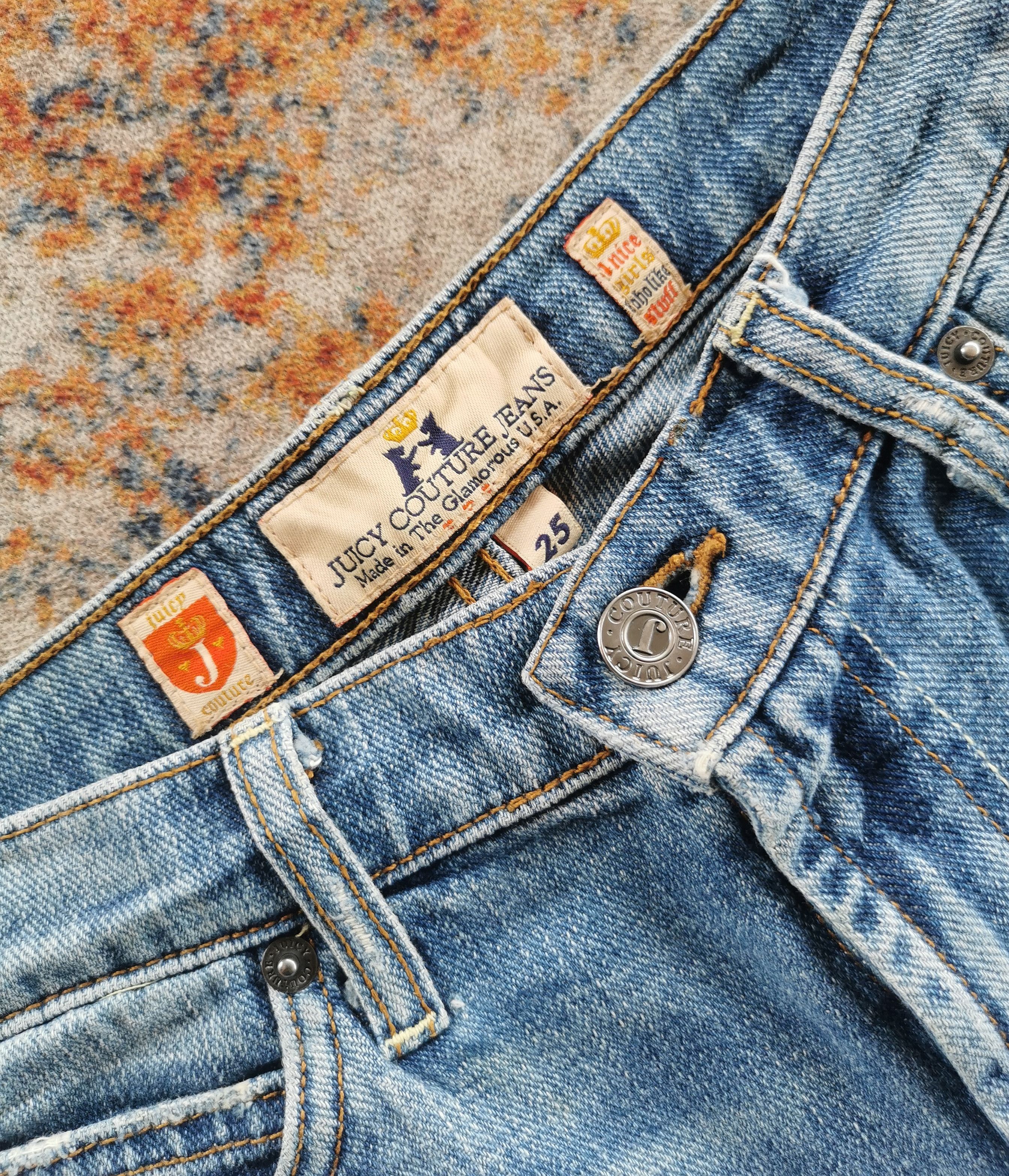 Juicy Couture Jeans Crazy Vintage Flared Juicy Couture Jeans Size 27" / US 4 / IT 40 - 5 Thumbnail