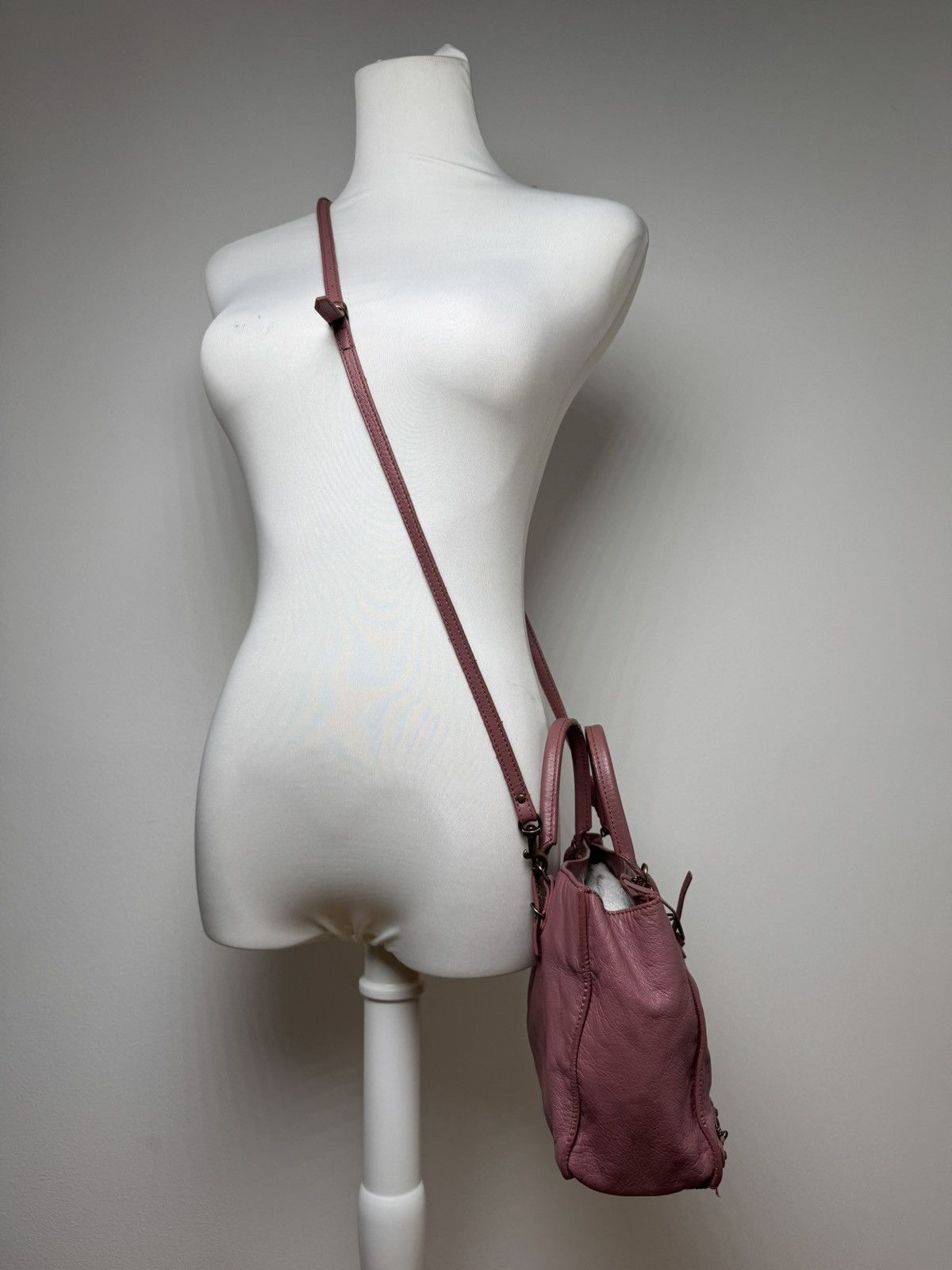 Balenciaga Vintage Balenciaga 2Way Mini City Bag Pink Size ONE SIZE - 12 Thumbnail