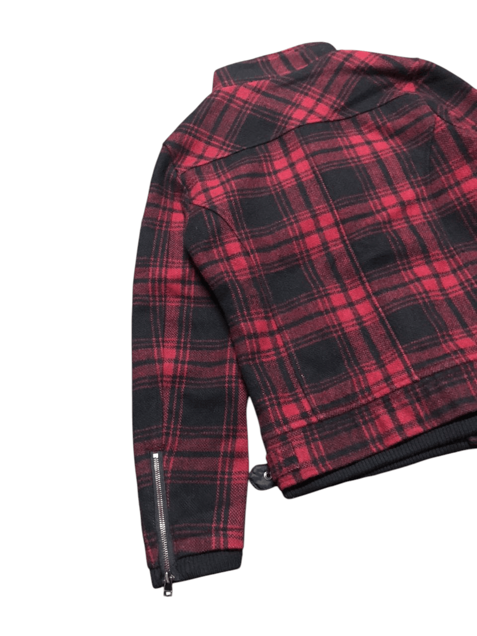 In The Attic In The Attic Plaid Peacock Zipper Jacket Wool Punk Style Size US M / EU 48-50 / 2 - 9 Thumbnail