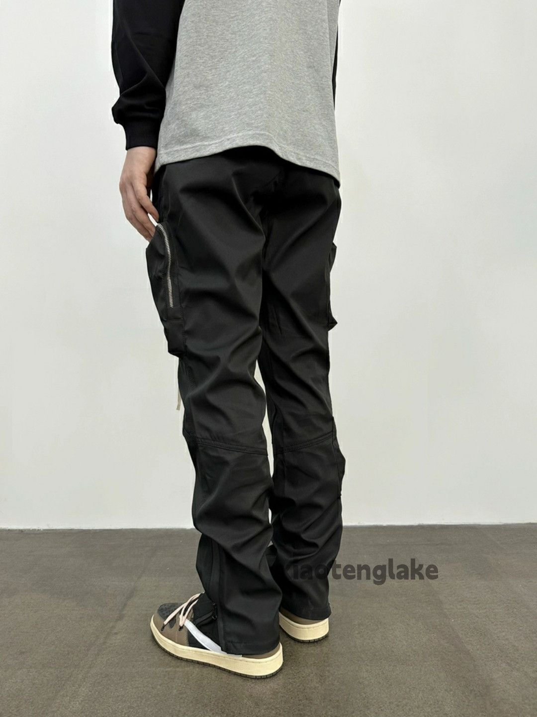 Designer × Japanese Brand × Vintage zipper utility punk grunge bootcut tactical cargo pants Size US 32 / EU 48 - 5 Thumbnail