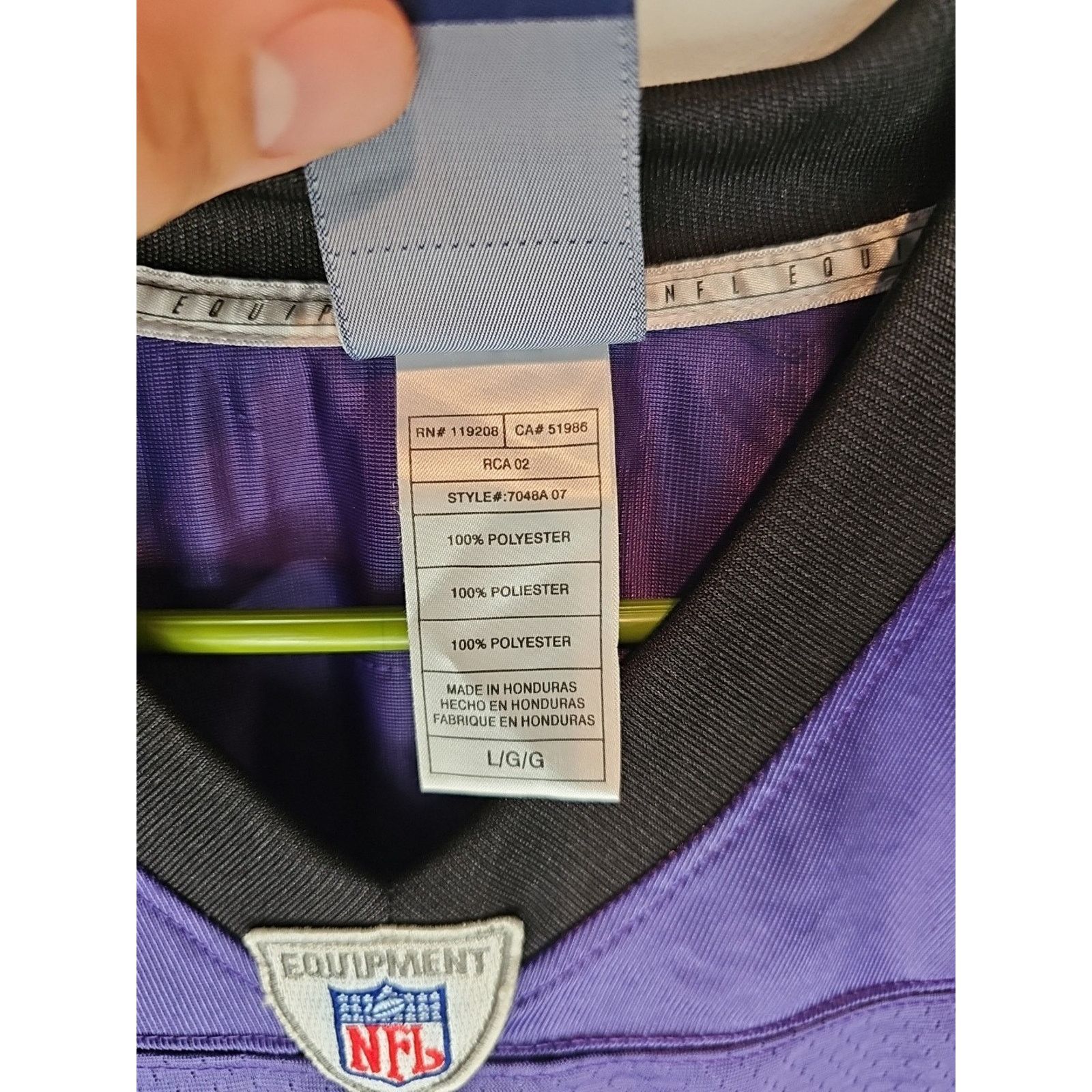 Reebok Reebok Willis McGahee #23 Baltimore Ravens Jersey Men's Sz L Size US L / EU 52-54 / 3 - 7 Thumbnail