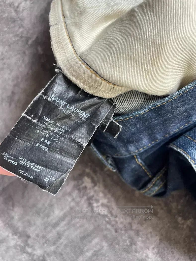 Saint Laurent Paris Saint Laurent Paris Dark blue wash denim jeans i Size US 29 - 6 Thumbnail