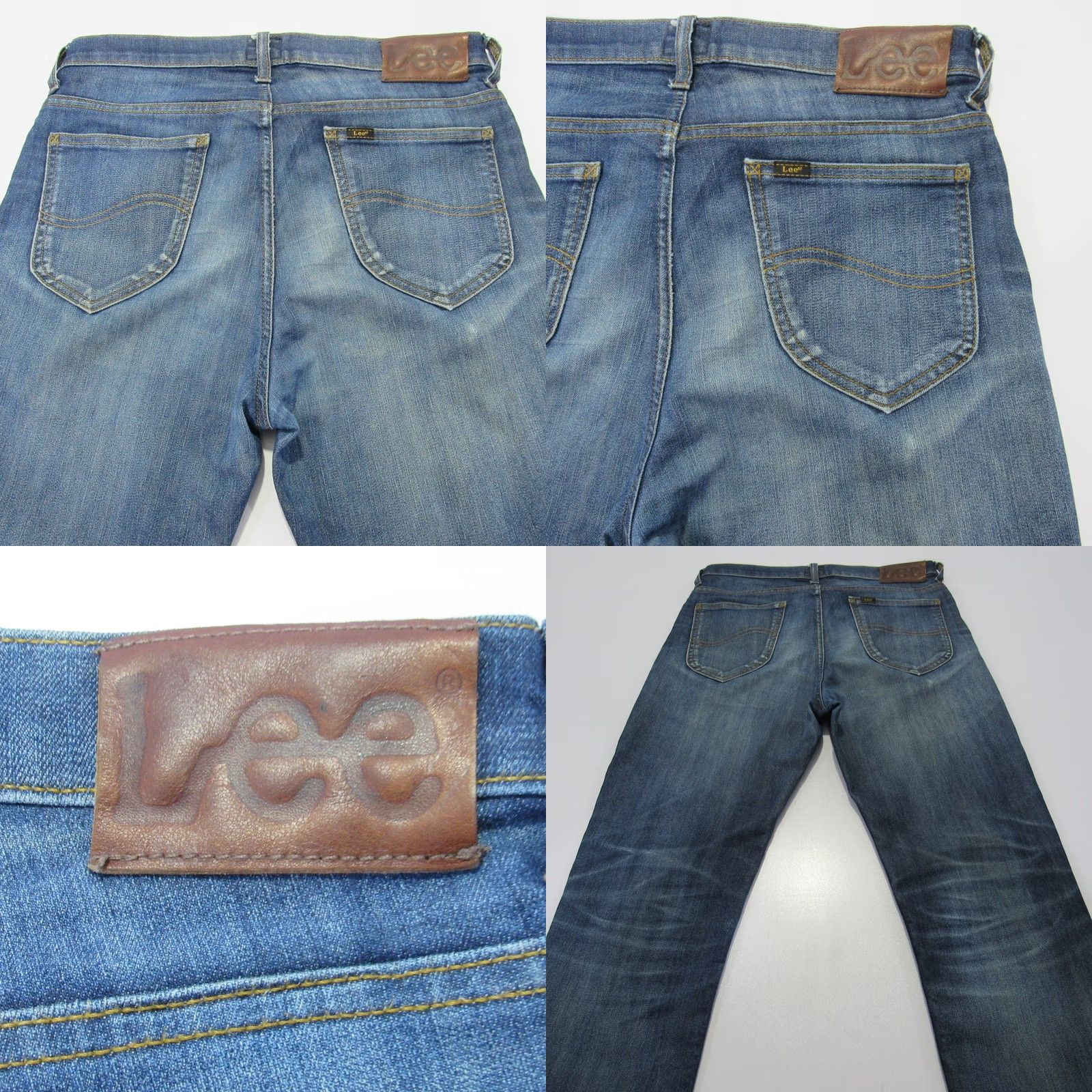 Lee Lee Vtg Rider Men’s Stretch Slim Fit Straight Leg Jeans W31 L32 REF (Y14718) Size US 31 - 8 Thumbnail