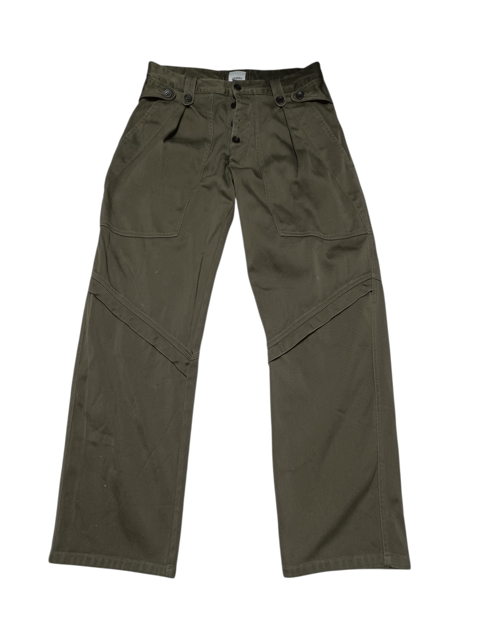Isabel Marant ISABEL MARANT LUXURY CARGO MILITARY PANTS Size US 34 / EU 50 - 1 Thumbnail