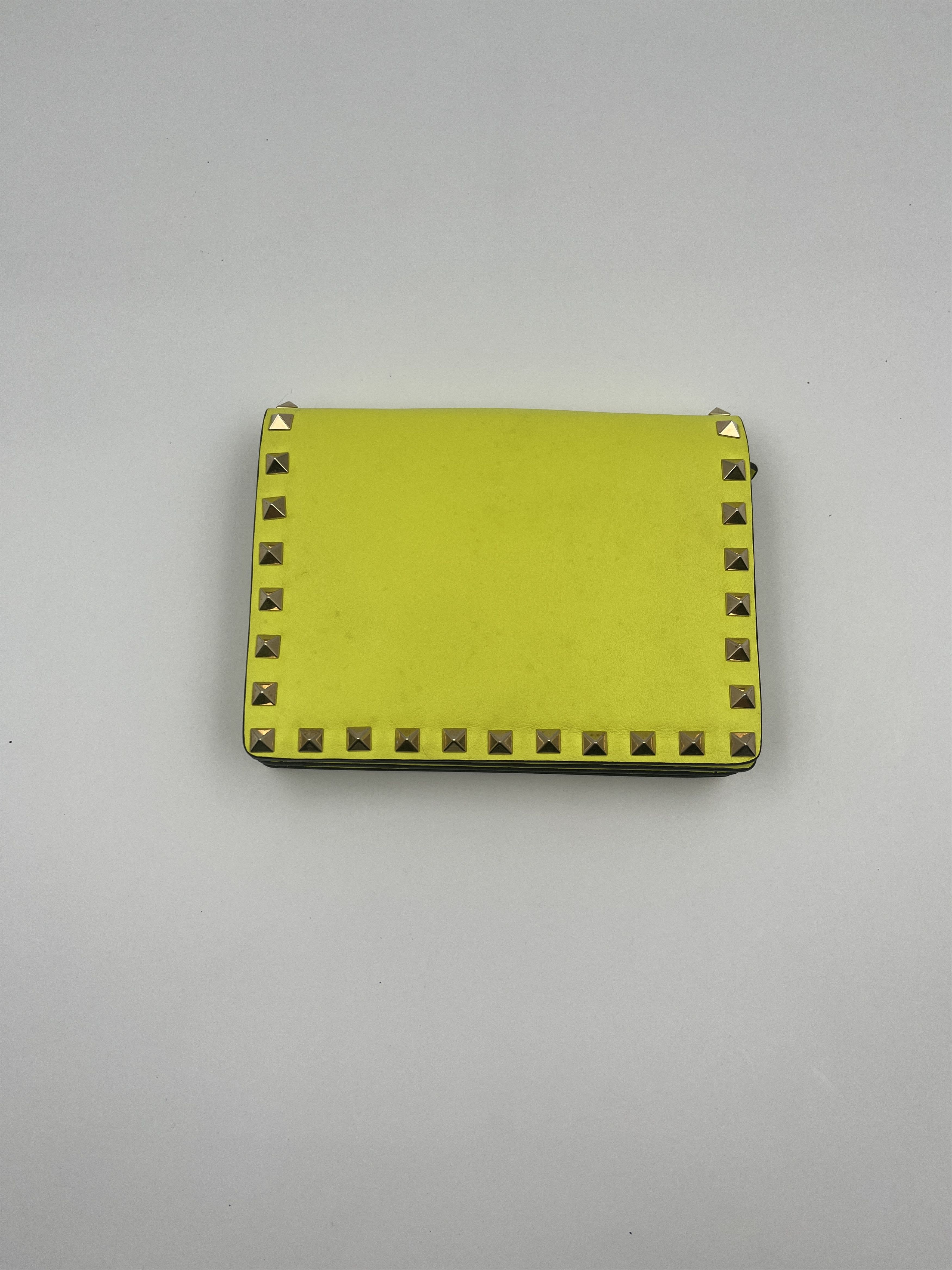 Valentino Valentino Neon Yellow Rockstud Handbag Size ONE SIZE - 2 Thumbnail