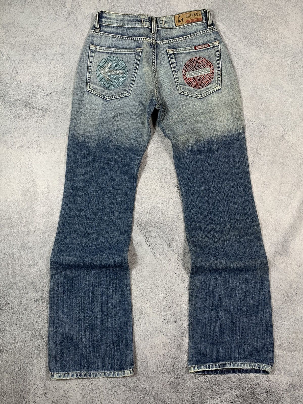 Japanese Brand × Vintage Vintage Y2K Japanese flared faded jeans denim size 25 Size 25" / US 0 / IT 36 - 1 Thumbnail