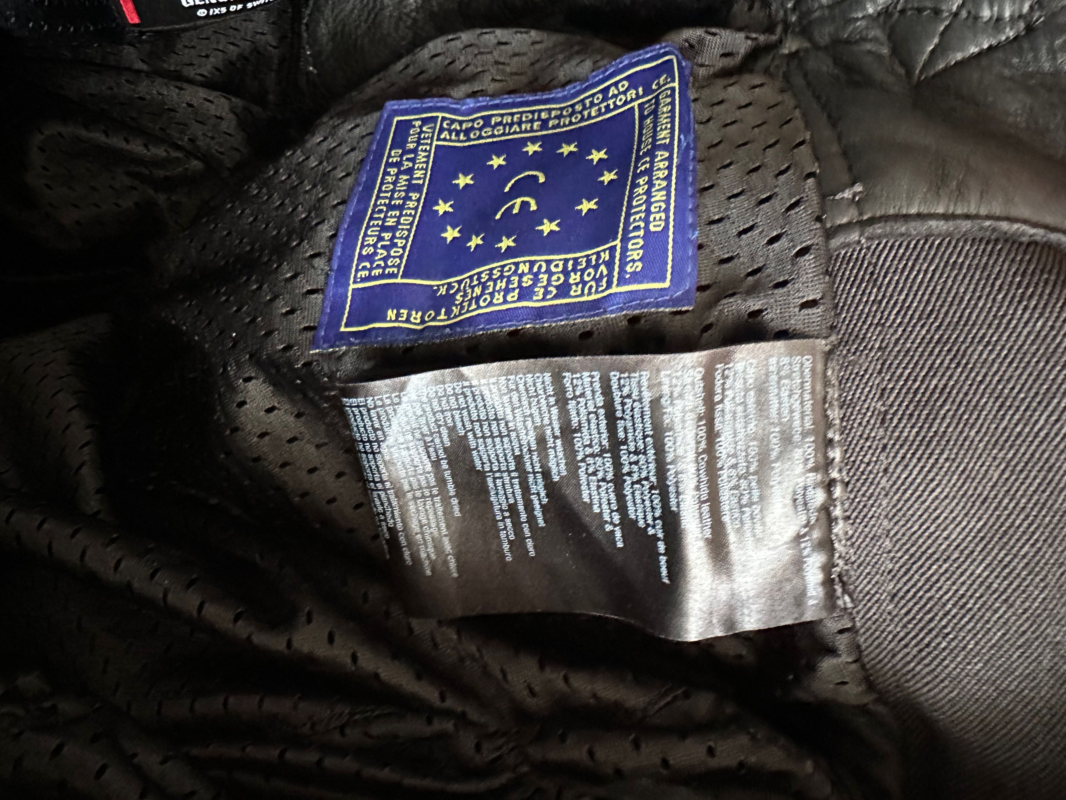 Indian Motorcycle IXS Motorcycle motorsport black leather pants Size US 34 / EU 50 - 11 Thumbnail