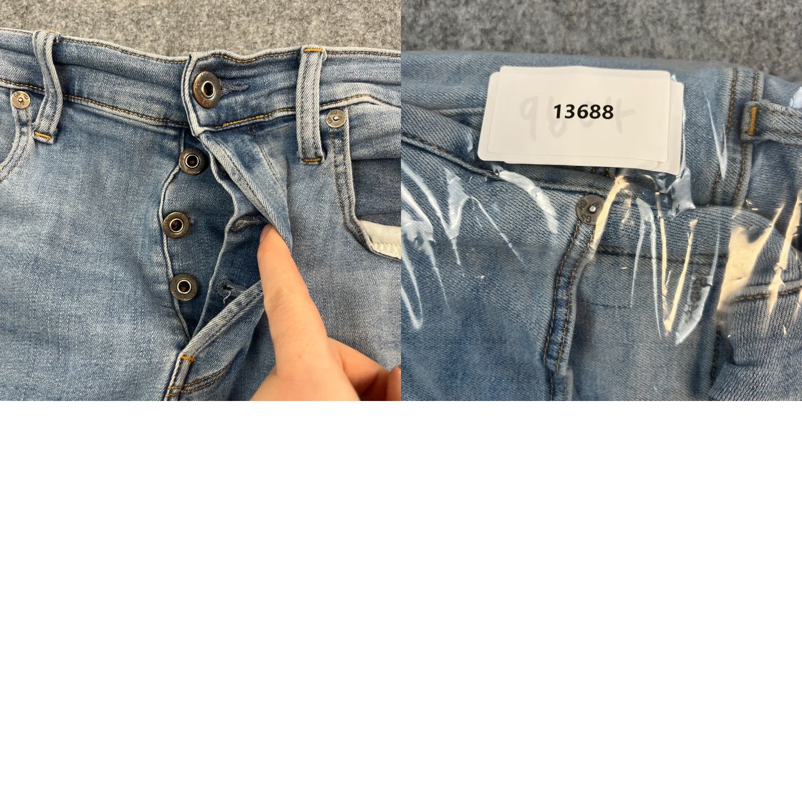 G-Star G-Star Jeans Slim Skinny 32 32 Light Blue Wash Denim 5-Pocket Model 3301 Mens Size US 32 / EU 48 - 9 Thumbnail
