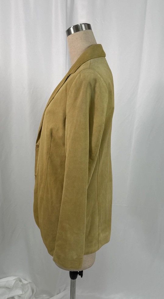 Coach Coach Yellow Suede Blazer Size S / US 4 / IT 40 - 2 Thumbnail