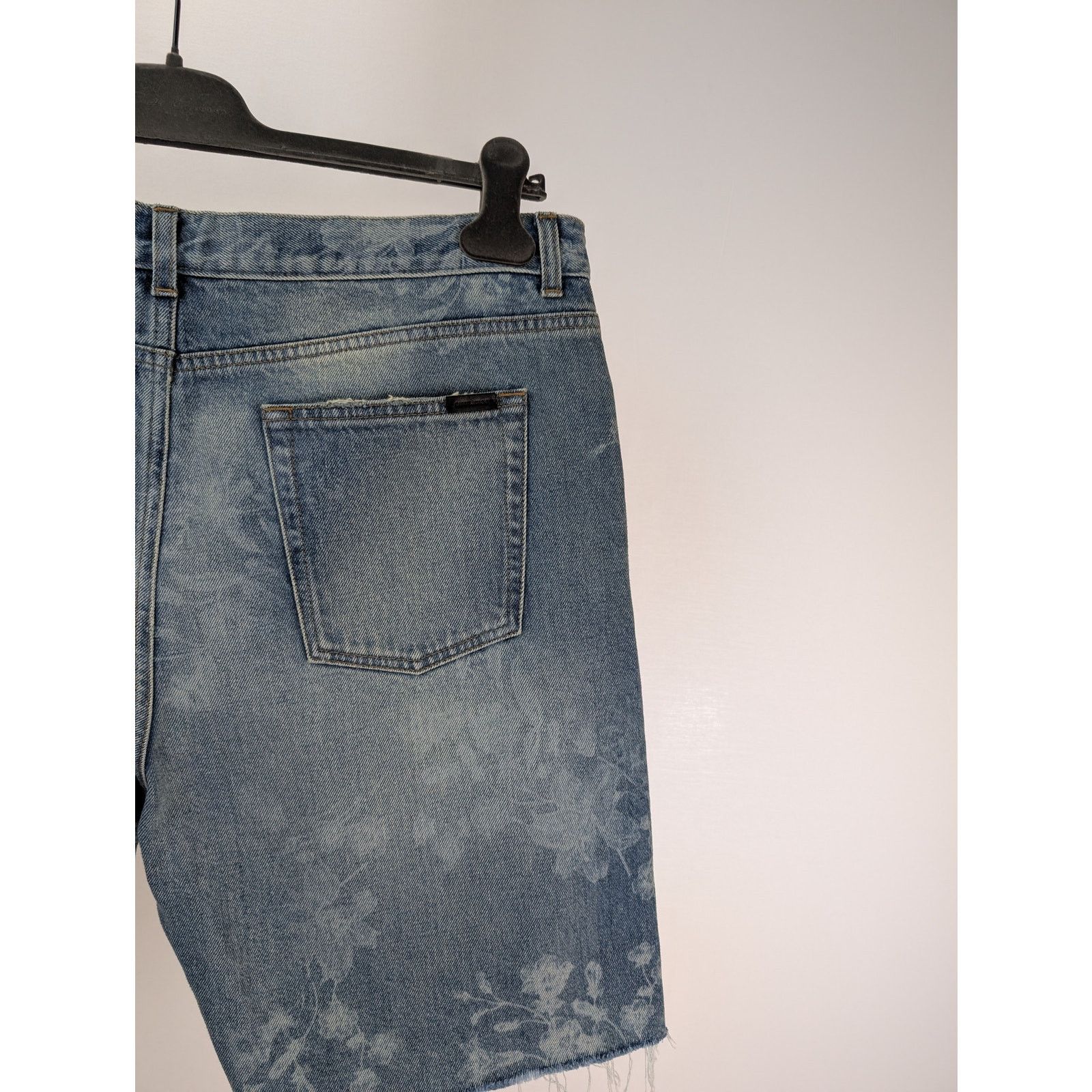 Saint Laurent Paris o1rshd1 Denim Short Straight in Florida Blue Size US 34 / EU 50 - 10 Thumbnail