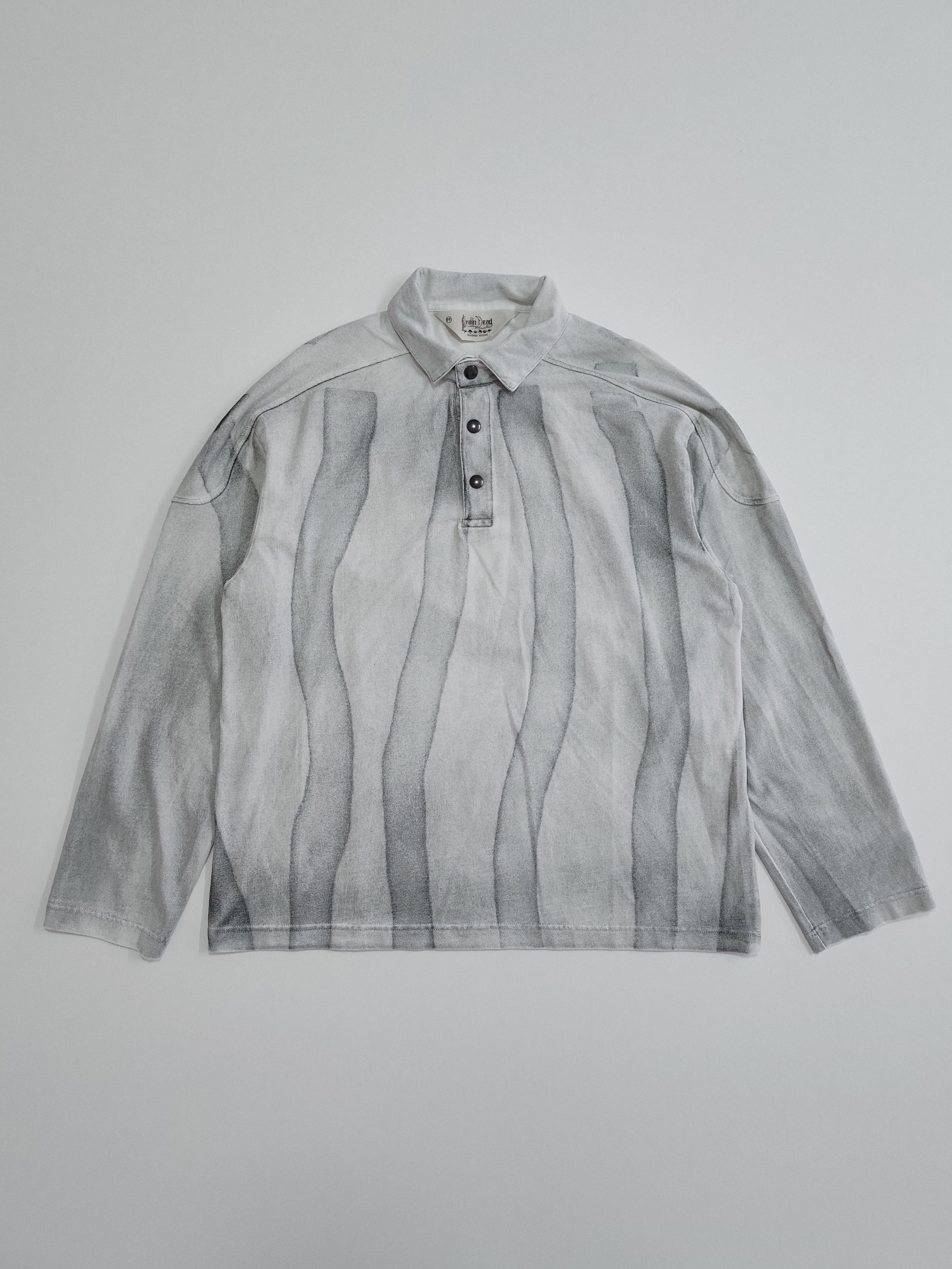 Brain Dead Brain Dead Distorted Heat Long Sleeve Polo Size US M / EU 48-50 / 2 - 1 Thumbnail