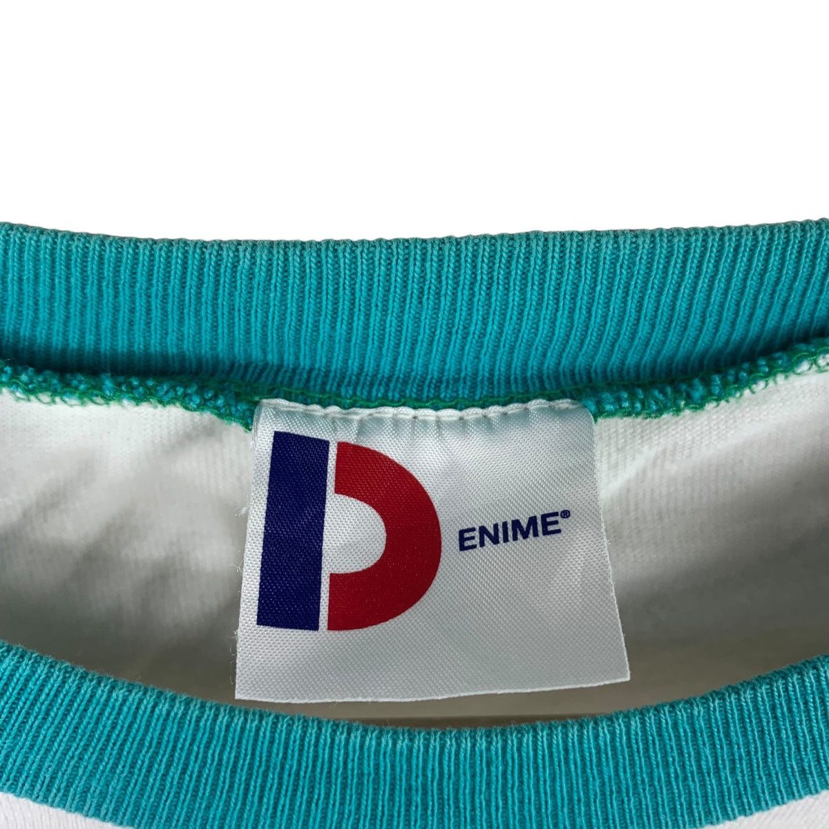 Denime × Japanese Brand DENIME tiki denime spellout distressed tee Size US S / EU 44-46 / 1 - 3 Thumbnail