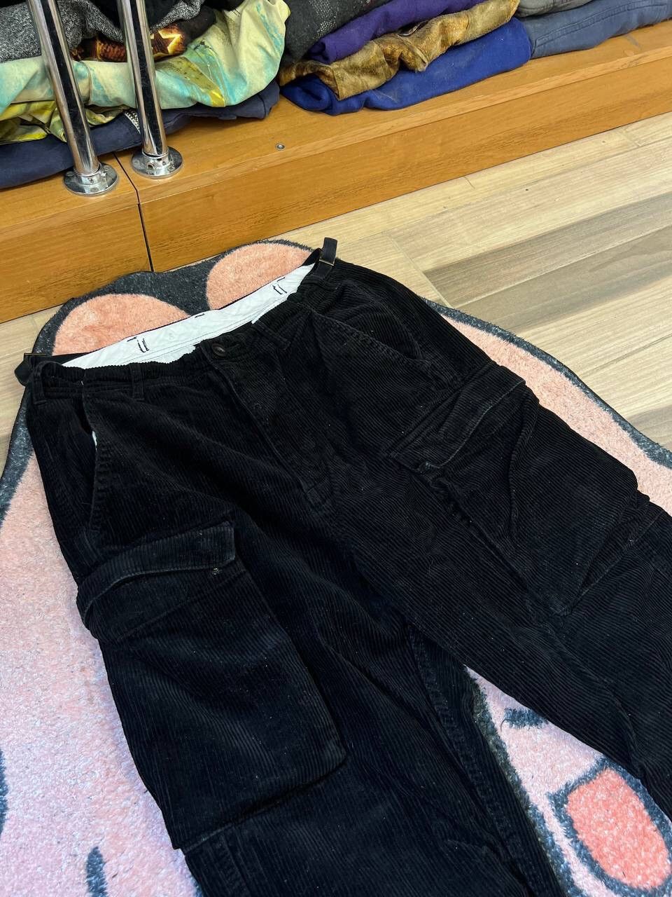 Carhartt Vintage Rare Carhartt Cargo Corduroy Y2K Black Pants Size US 28 / EU 44 - 7 Thumbnail