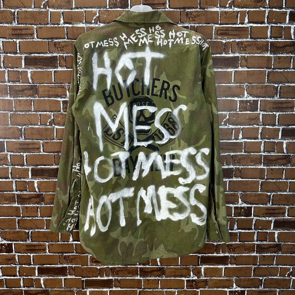 Maharishi Vintage Hot Mess Butchers Bayview Art Z150 Size US L / EU 52-54 / 3 - 1 Thumbnail