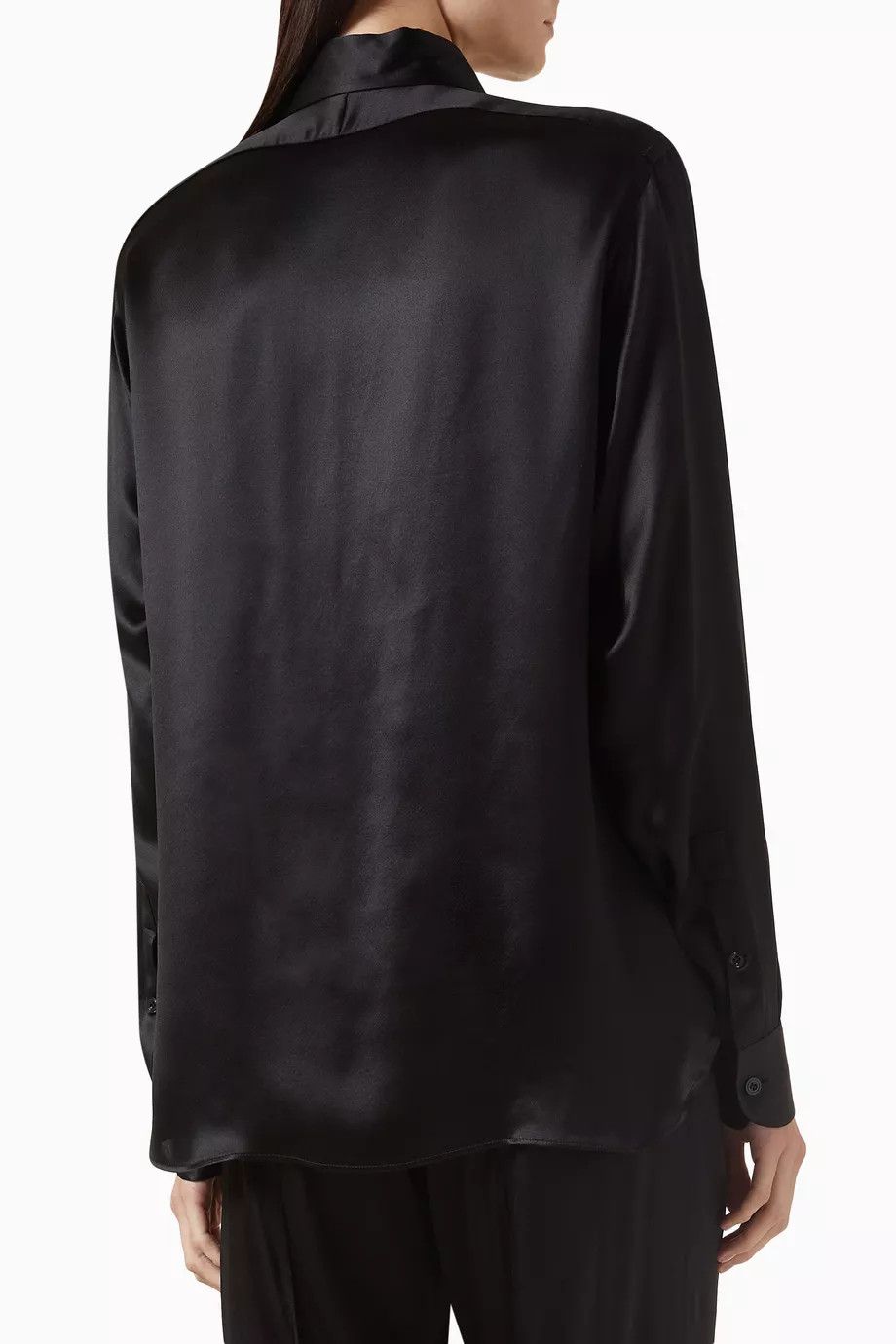 Tom Ford o1y0226 Silk Shirt in Black Size XL / US 12-14 / IT 48-50 - 2 Thumbnail