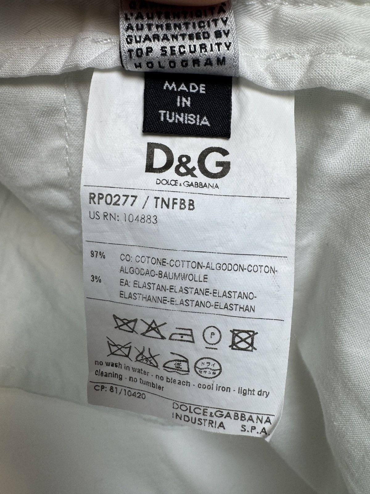 Dolce & Gabbaba white striped cotton luxury shorts size 50