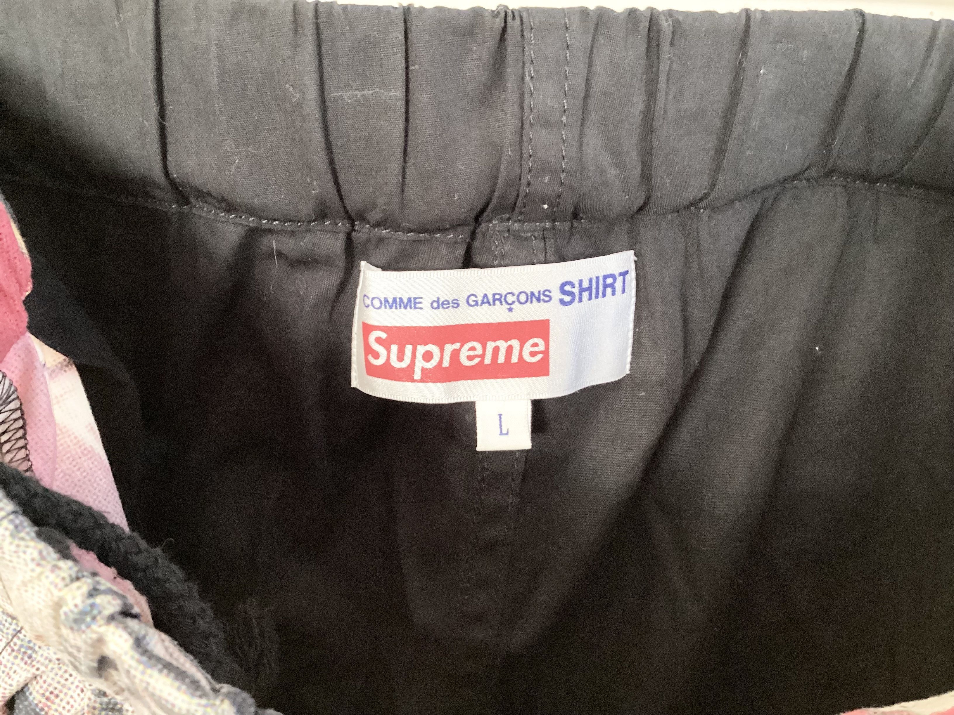 Supreme (L)Supreme Comme des Garcons SHIRT Patchwork Skate Pant Size US 34 / EU 50 - 4 Thumbnail