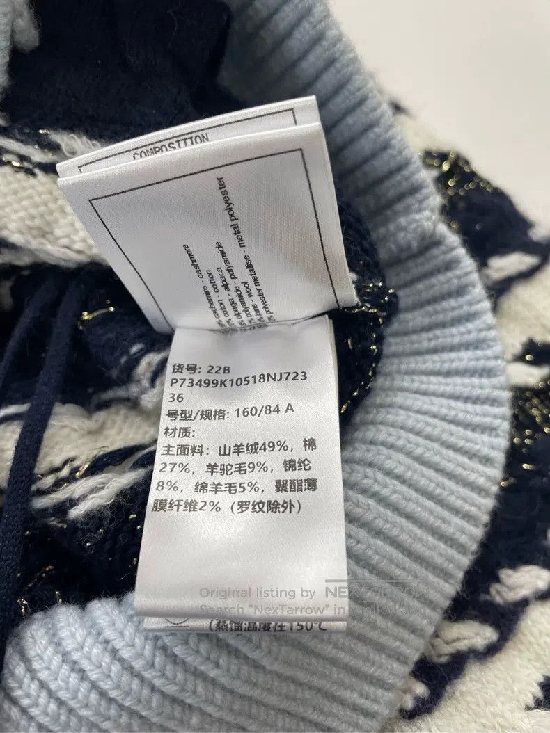 Chanel Chanel Blue and black striped cardigan coat Size XS / US 0-2 / IT 36-38 - 5 Thumbnail