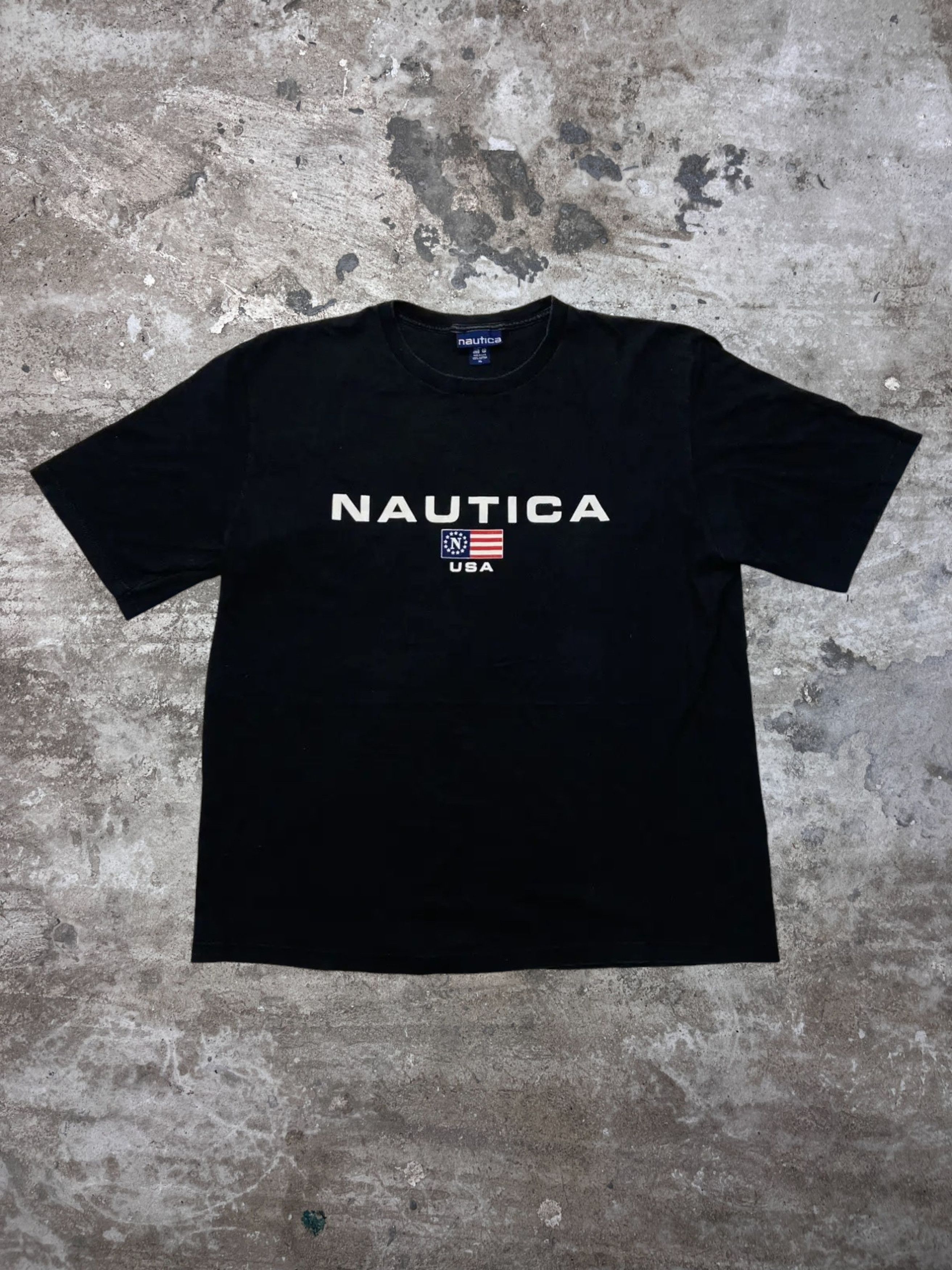 Nautica 1990s LIL YACHTY STYLE NAUTICA ARCHIVE VINTAGE TEE - 824 Size US XL / EU 56 / 4 - 1 Thumbnail