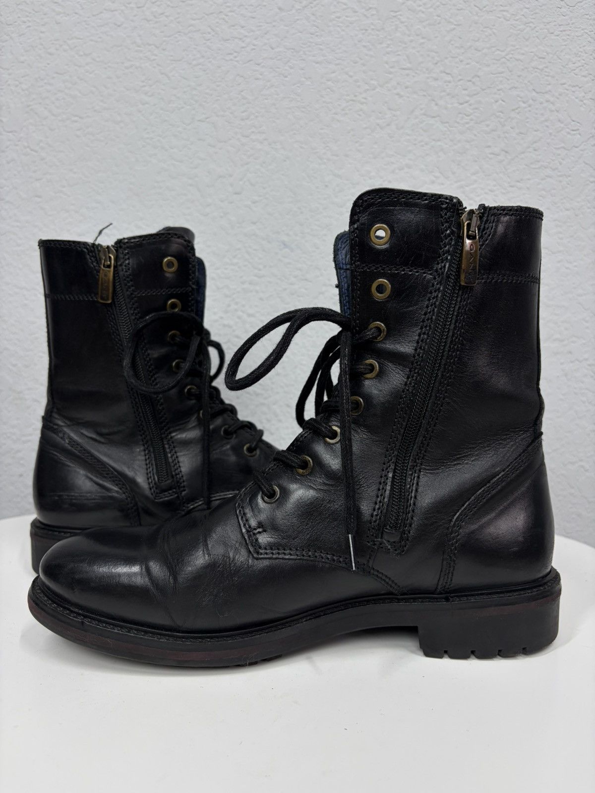 If Six Was Nine Artisan Black Harness High Guidi Vibe Leather Biker Boots Size US 9 / EU 42 - 5 Thumbnail