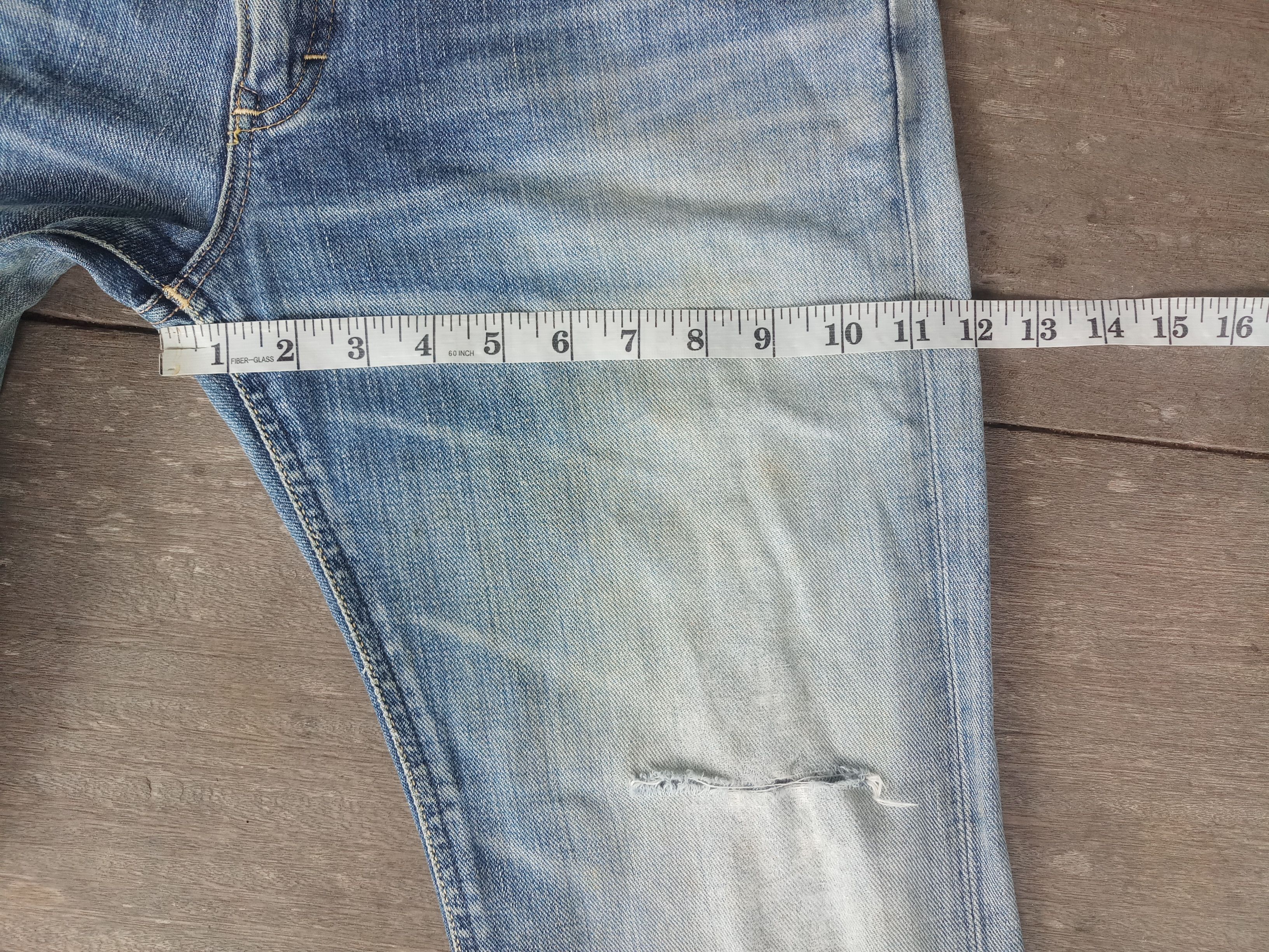 Lee Ripped ,Vintage Lee Bell bottom W32 L33,Low rise W34 Size US 32 / EU 48 - 5 Thumbnail
