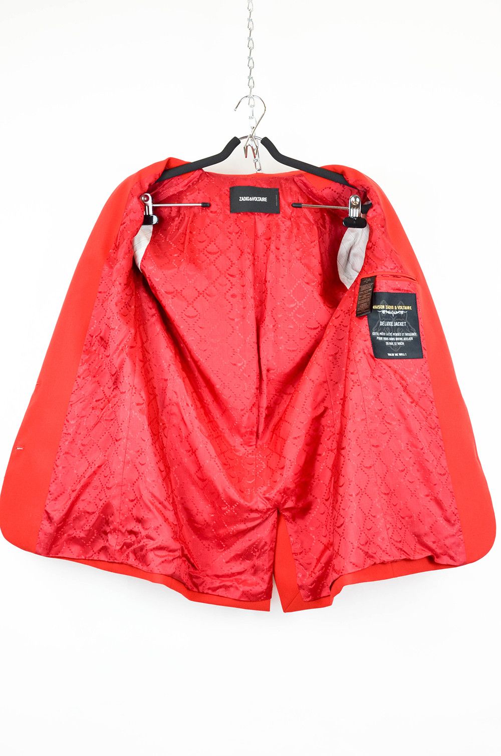Zadig & Voltaire ZADIG & VOLTAIRE Viva Bis Red Blazer – Size 36 Size XS / US 0-2 / IT 36-38 - 12 Thumbnail