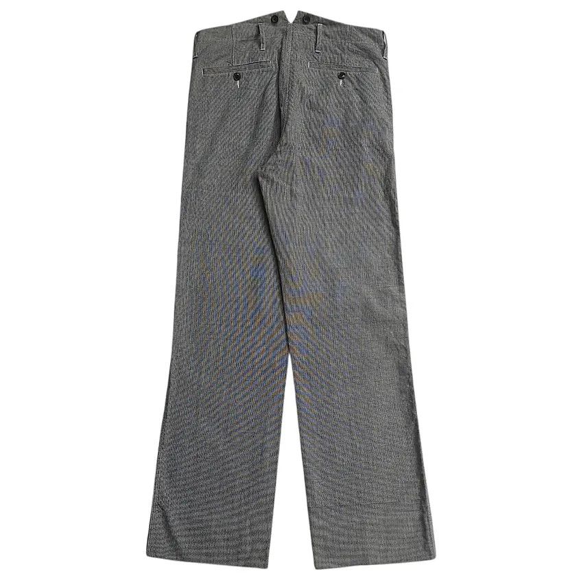 J.S. Homestead × Nigel Cabourn Journal Standard Homestead Suspenders Button Stripe Pants Size US 31 - 2 Thumbnail