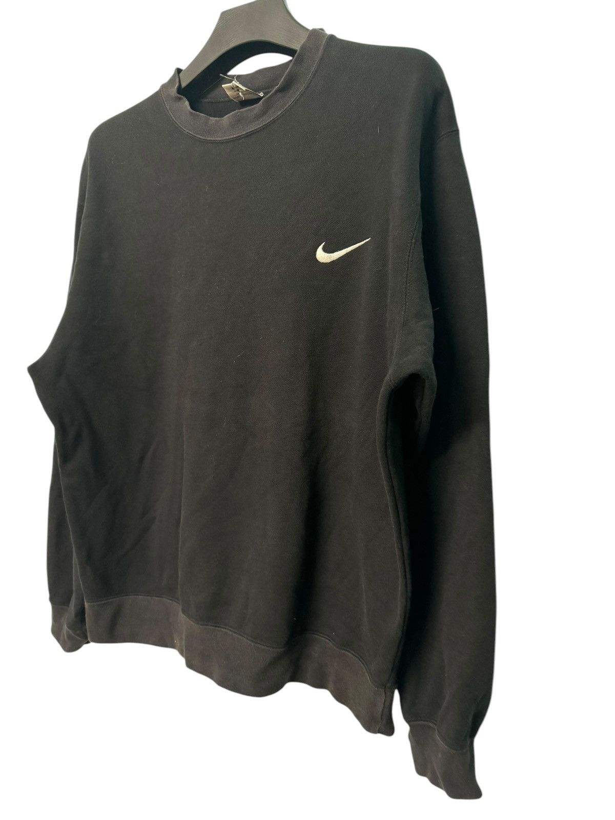 Nike 💥VINTAGE 90s NIKE SMALL EMBROIDED LOGO CREWNECK SWEARTSHIRT Size US XXL / EU 58 / 5 - 2 Thumbnail