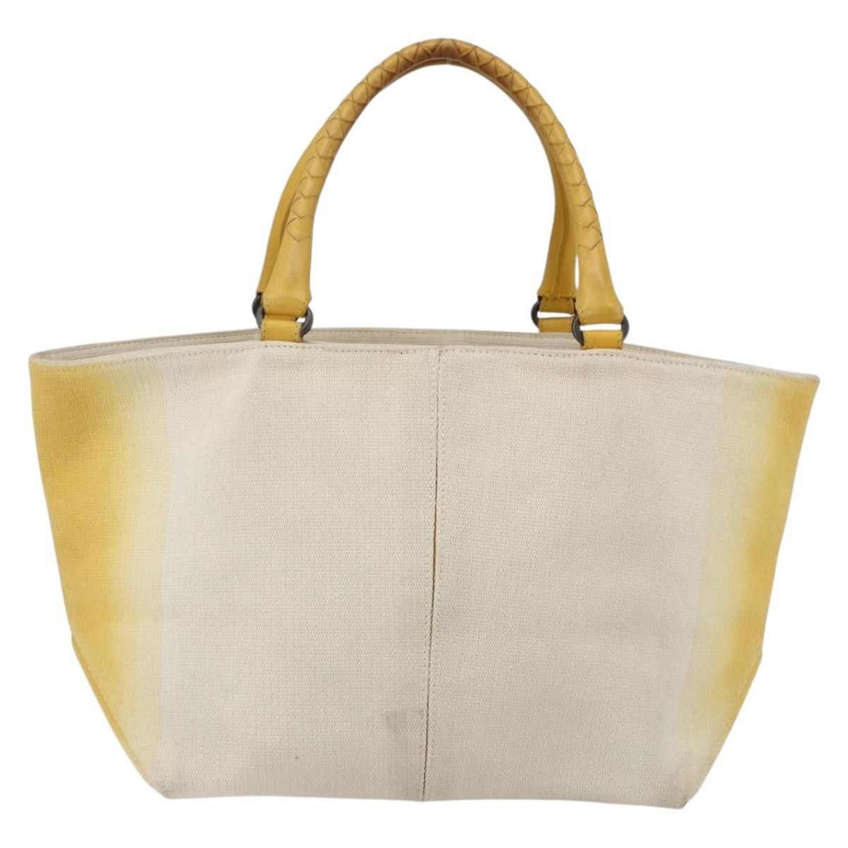 Bottega Veneta Bottega Veneta Braided Handle Open Canvas with Leather Size ONE SIZE - 1 Thumbnail