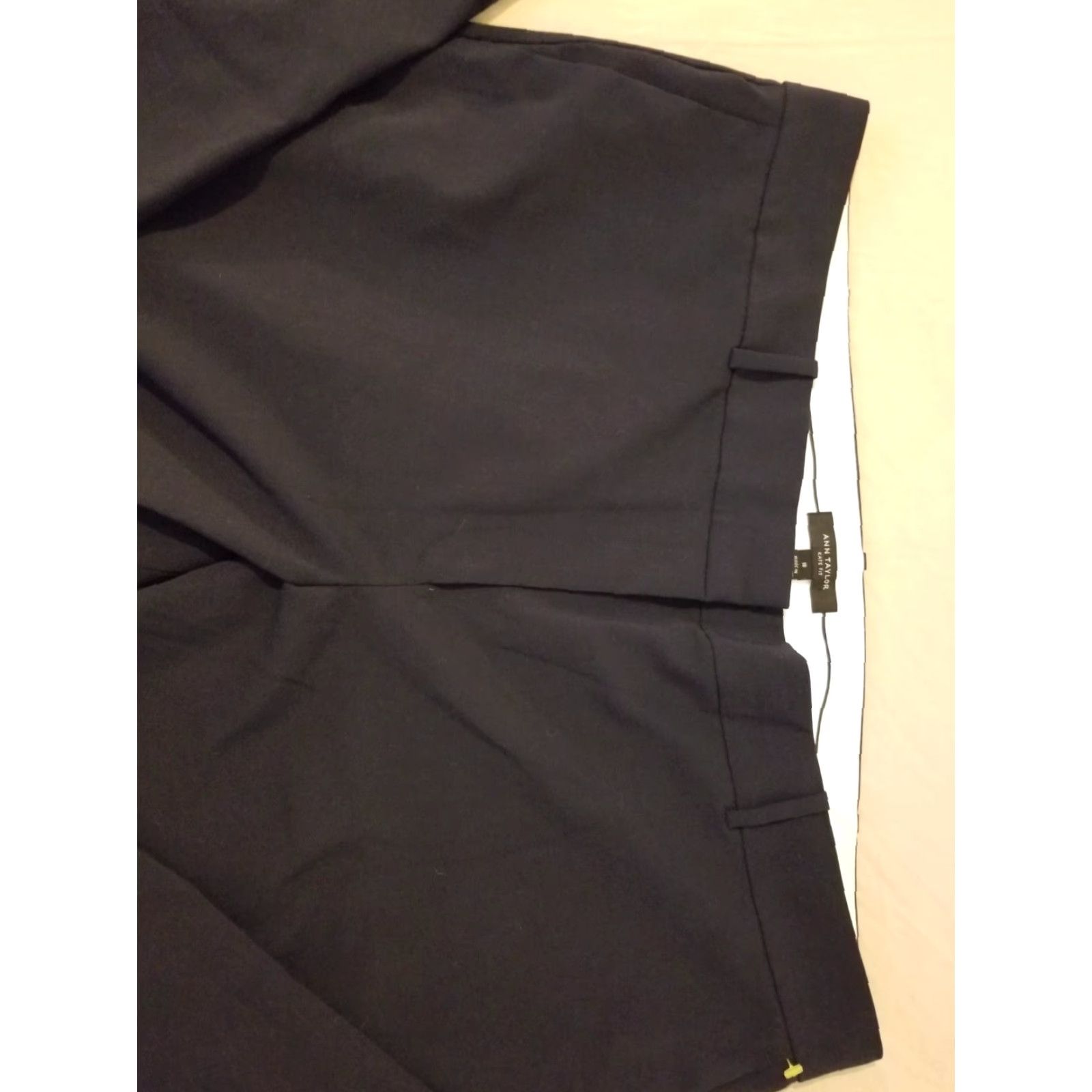 Ann Taylor Womens Ann Taylor Dress Pants 18 Black Plus Stretch Cotton Pants Women 18 Black Dress Pants Mens? Wait. Size 40" / US 18 - 4 Thumbnail