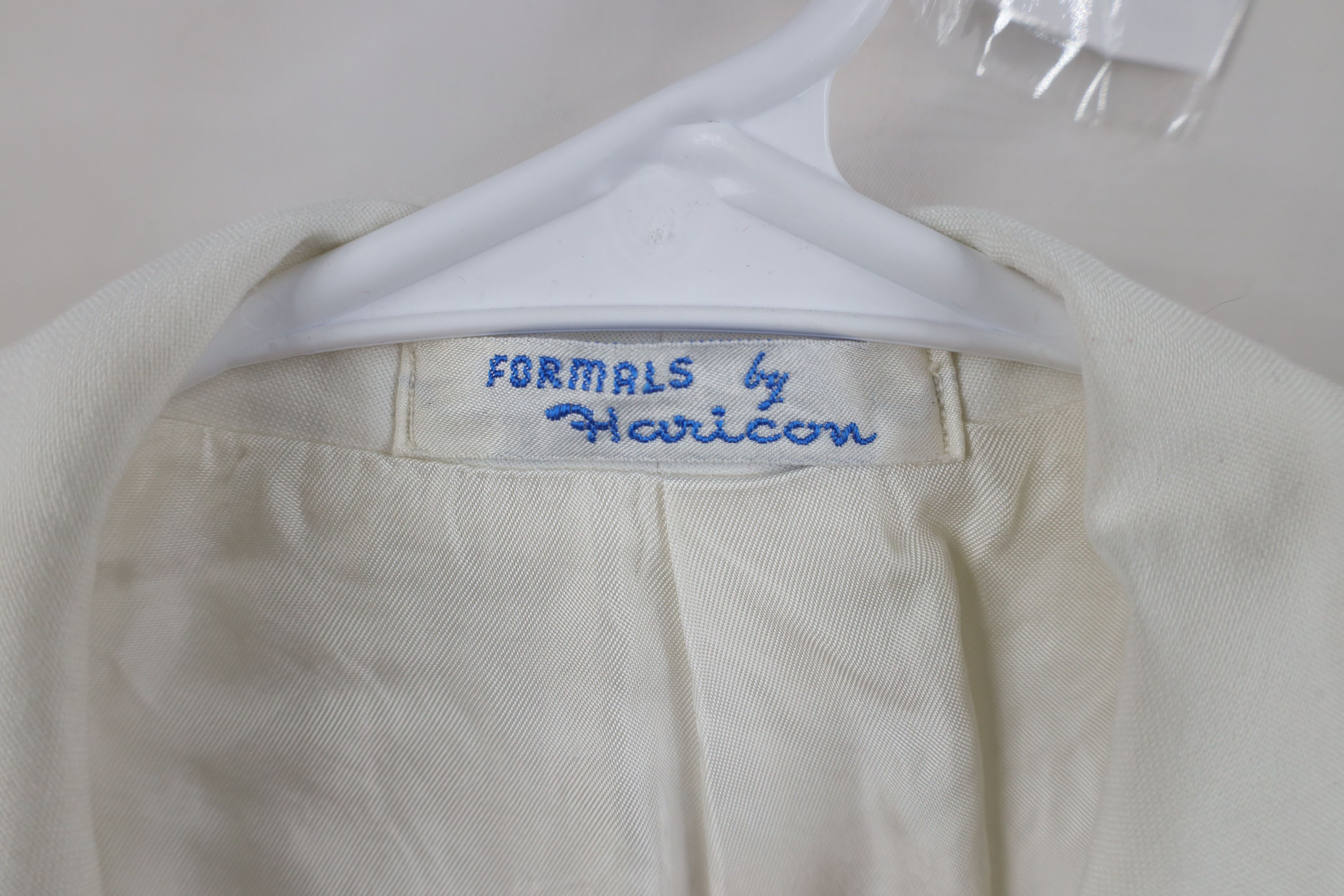Vintage Vintage 50s Rockabilly Gabardine Prom Suit Jacket White USA Size US L / EU 52-54 / 3 - 4 Thumbnail