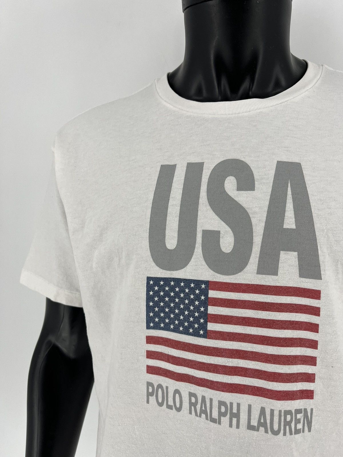Polo Ralph Lauren × Ralph Lauren × Ralph Lauren Sport Vintage Polo Sport Ralph Lauren USA Flag Shirt atlanta 1996 Size US M / EU 48-50 / 2 - 6 Thumbnail