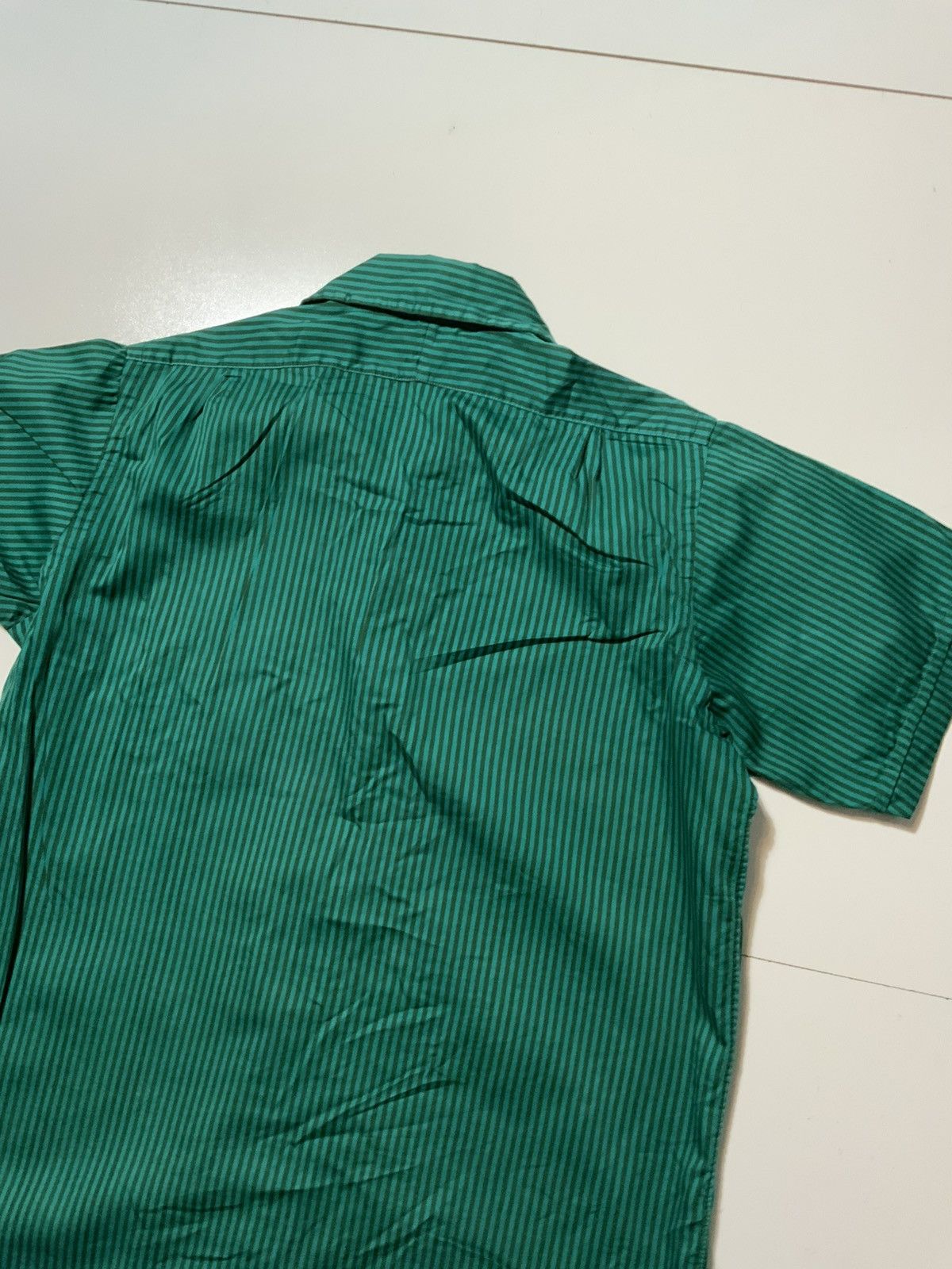 Designer × Vintage 70s 80s Cuzzens Switzerland Woven Cabana Beach Stripe Shirt Size US M / EU 48-50 / 2 - 4 Thumbnail