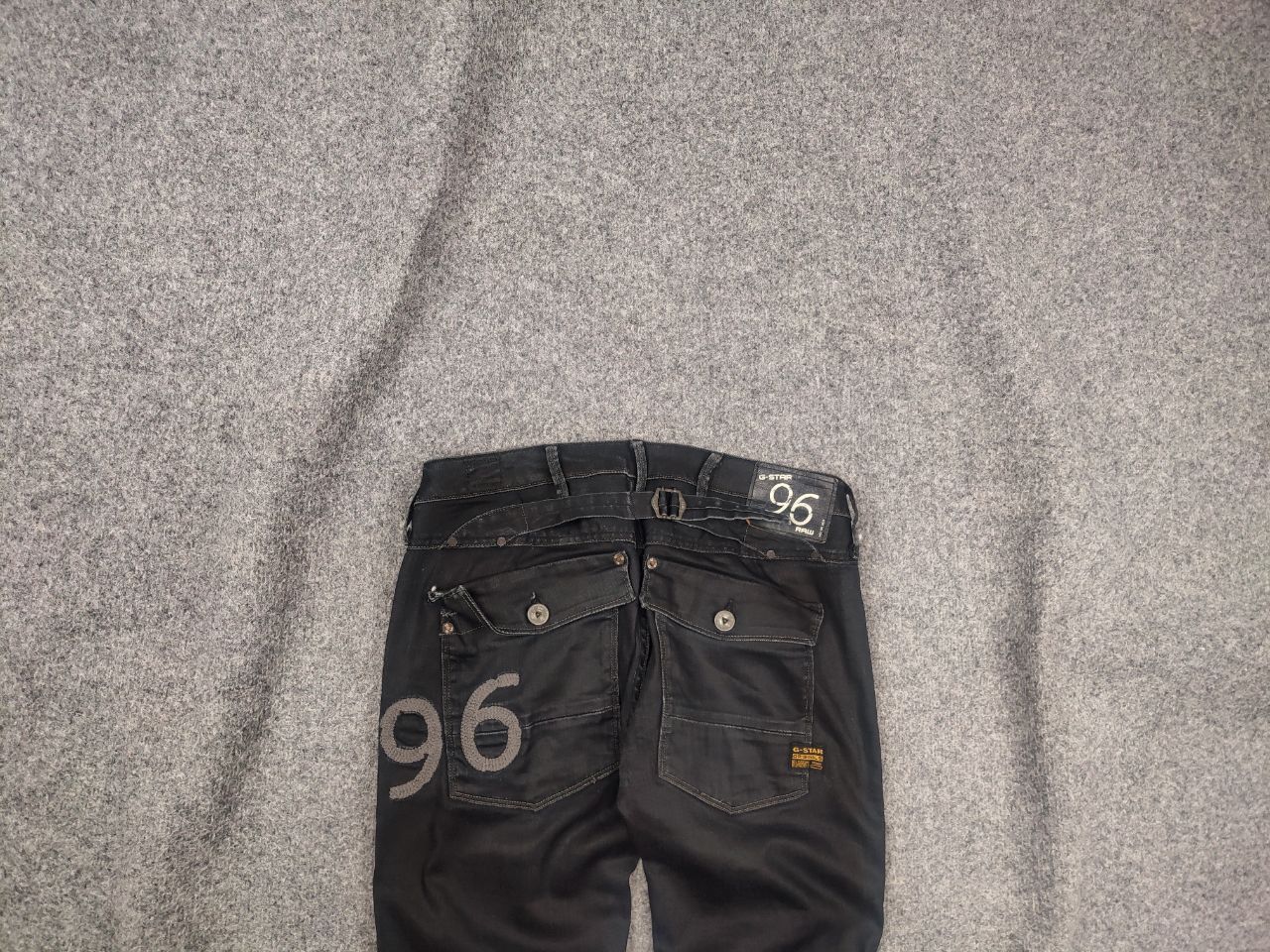 G-Star Vintage G-Star RAW 5620 Elwood Waxed Embro Jeans LGB Y2K Size US 29 - 1 Thumbnail