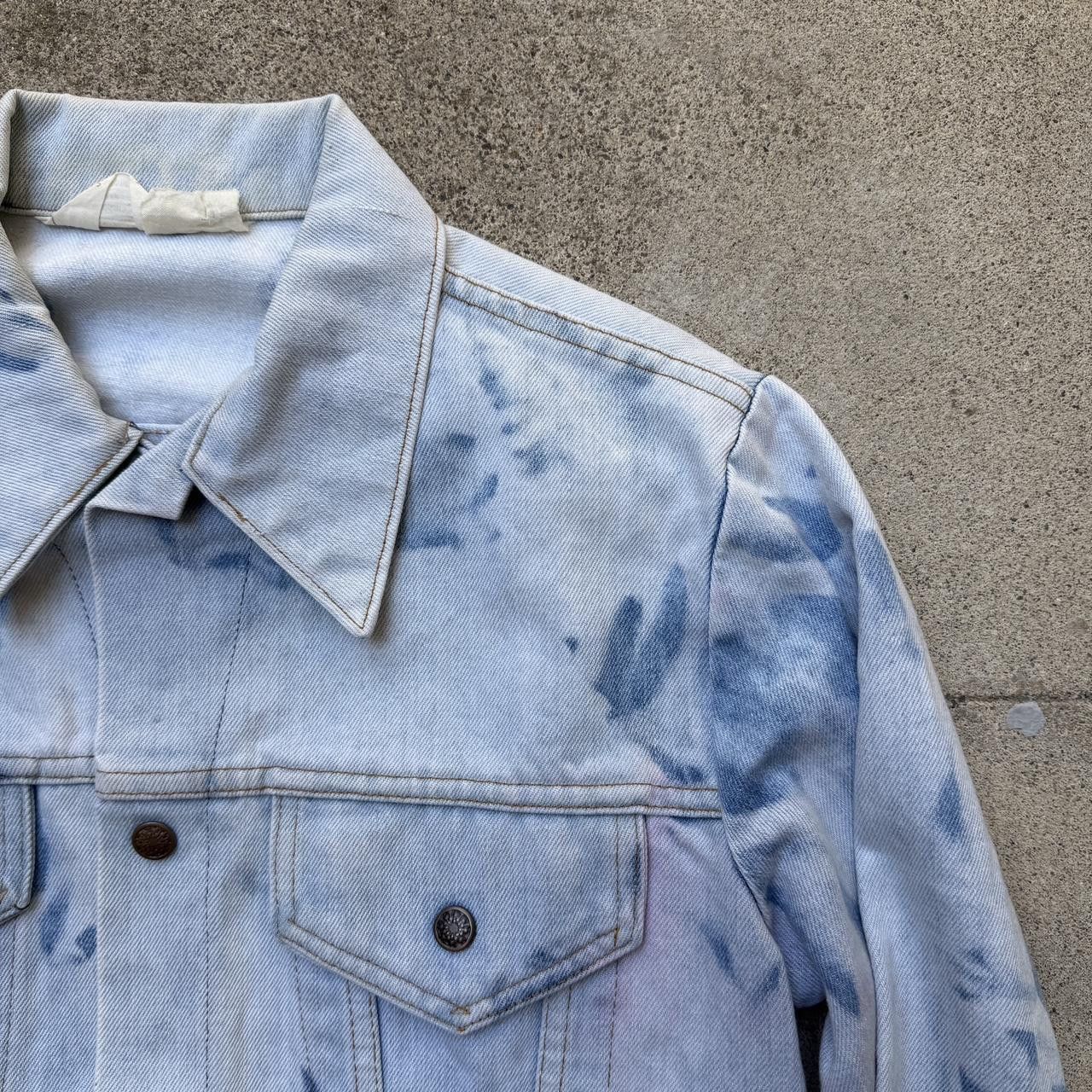 JCPenney vintage jcpenney denim jean jacket tie dye acid bleach Size US M / EU 48-50 / 2 - 3 Thumbnail
