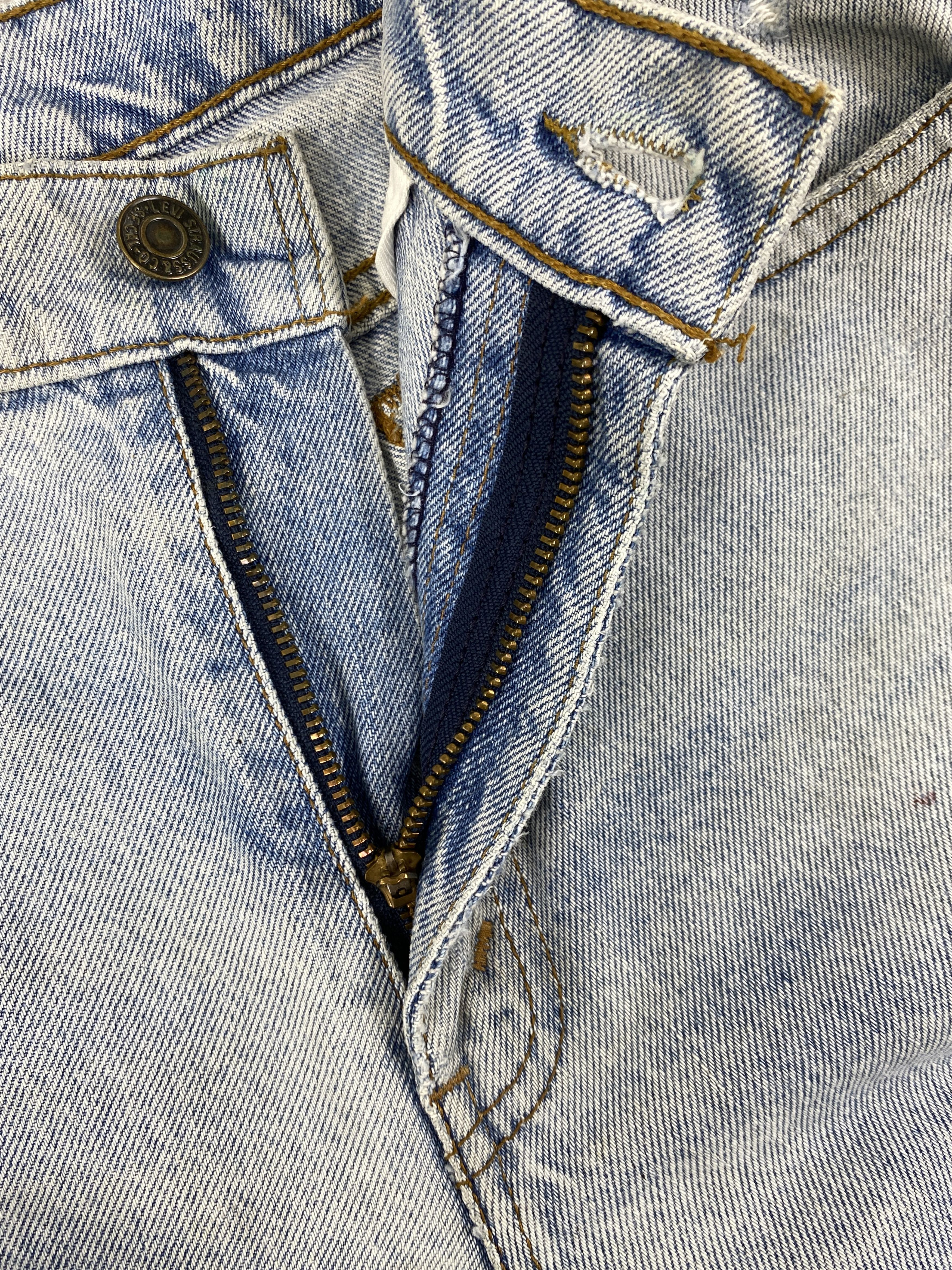 Levi's Light Blue Wash Vintage Levi's 505 28x30 Denim -JN965 Size US 28 / EU 44 - 6 Thumbnail